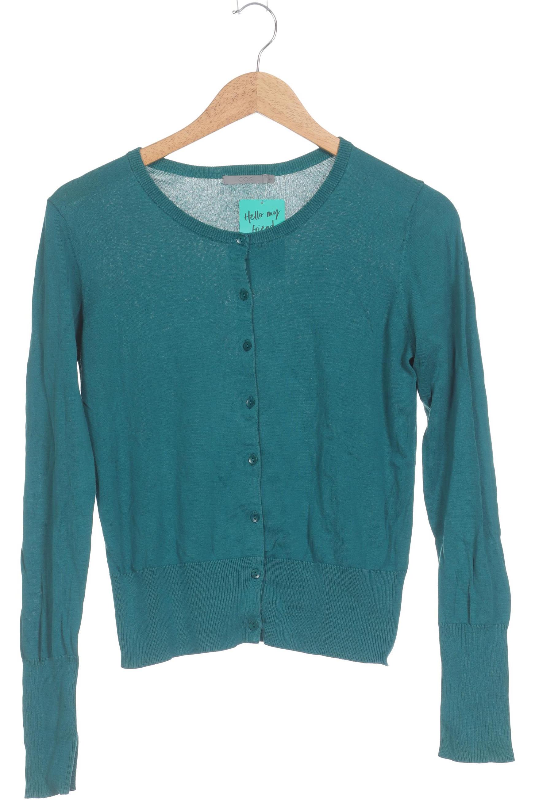 

COS Damen Strickjacke, türkis, Gr.