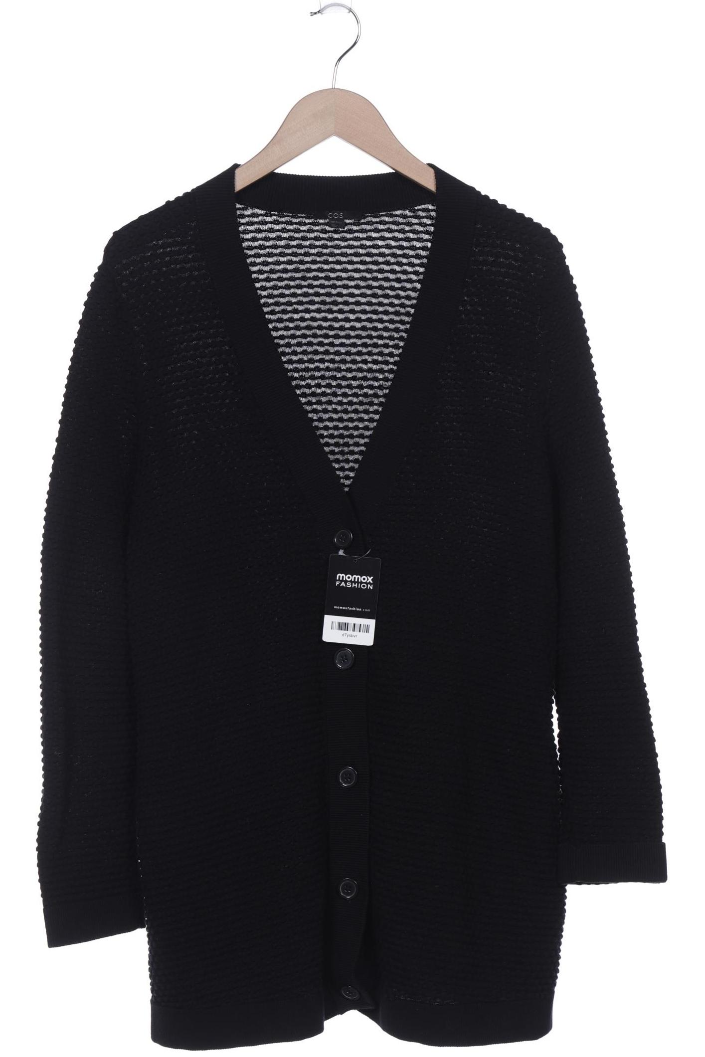

COS Damen Strickjacke, schwarz, Gr. 38