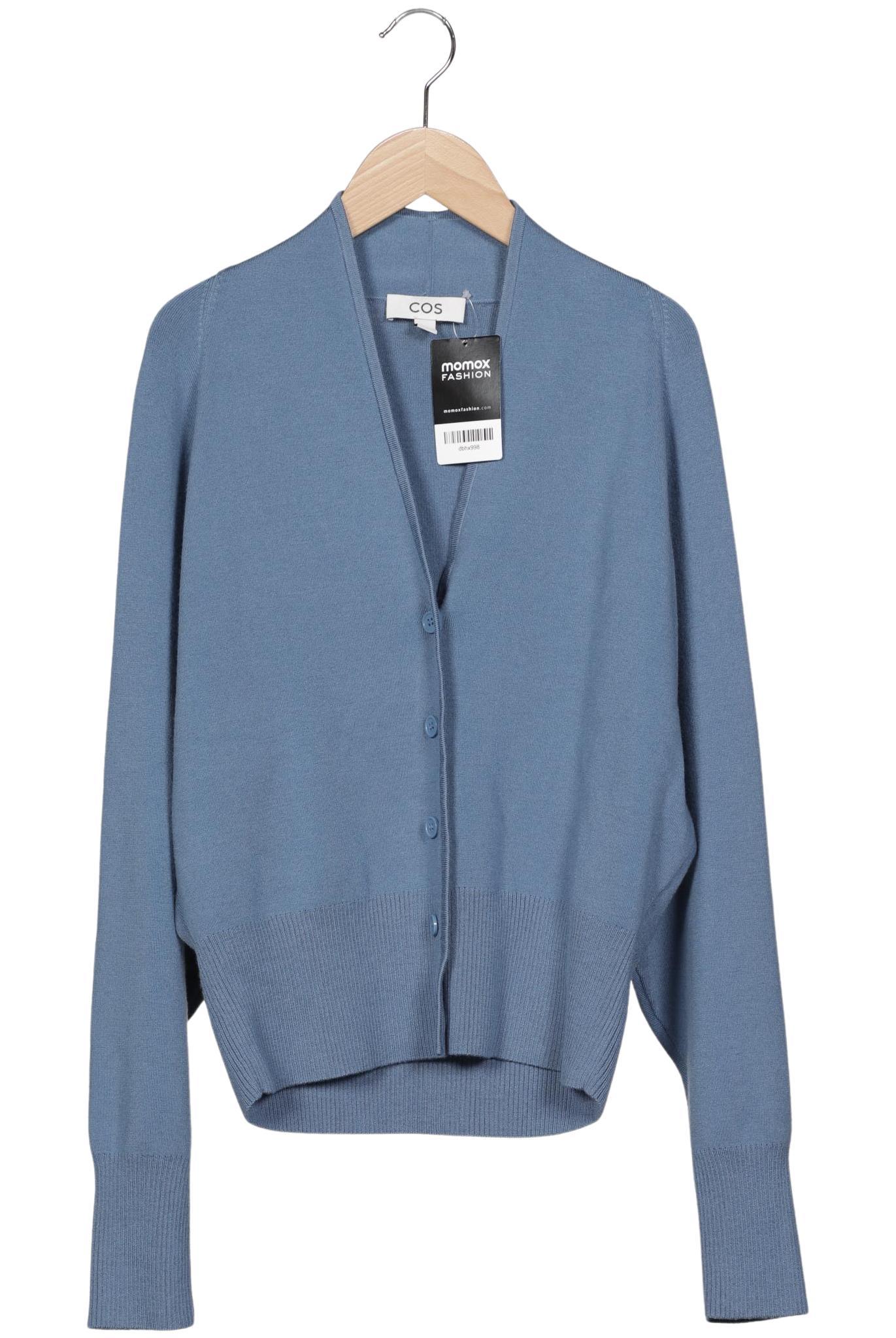 

COS Damen Strickjacke, blau, Gr. 38
