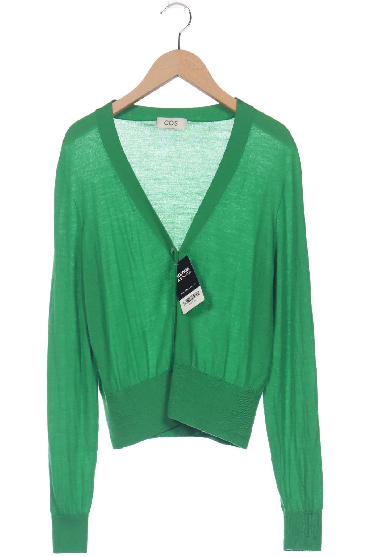 

COS Damen Strickjacke, grün, Gr. 38