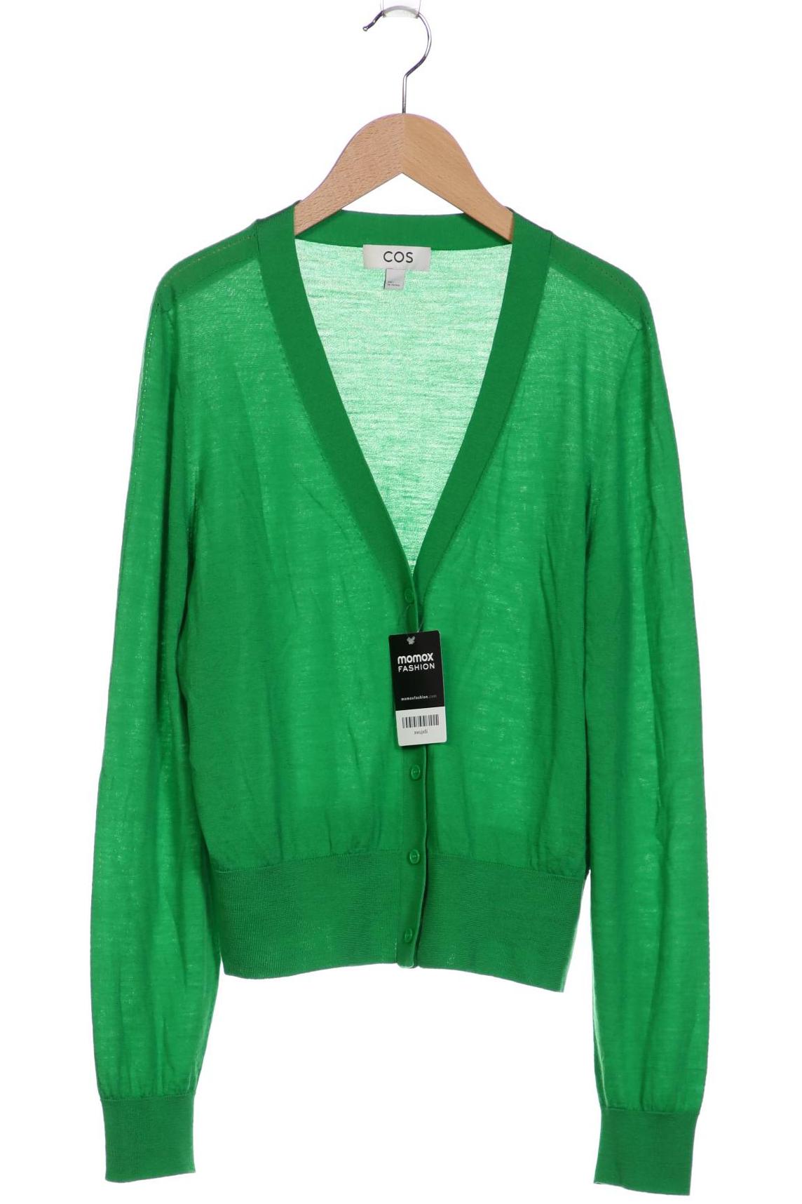 

COS Damen Strickjacke, grün, Gr. 42