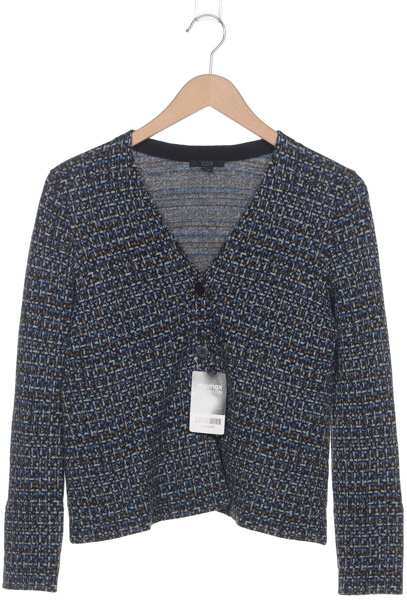 

COS Damen Strickjacke, marineblau, Gr. 36