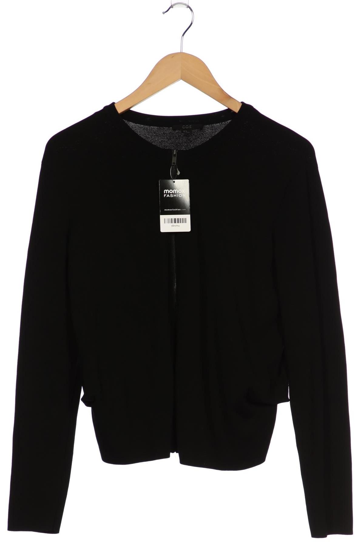 

COS Damen Strickjacke, schwarz, Gr. 38