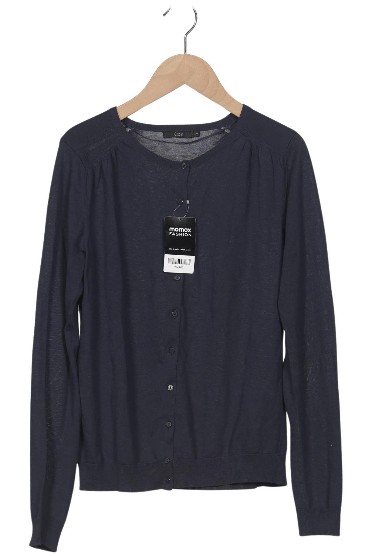 

COS Damen Strickjacke, marineblau, Gr. 36