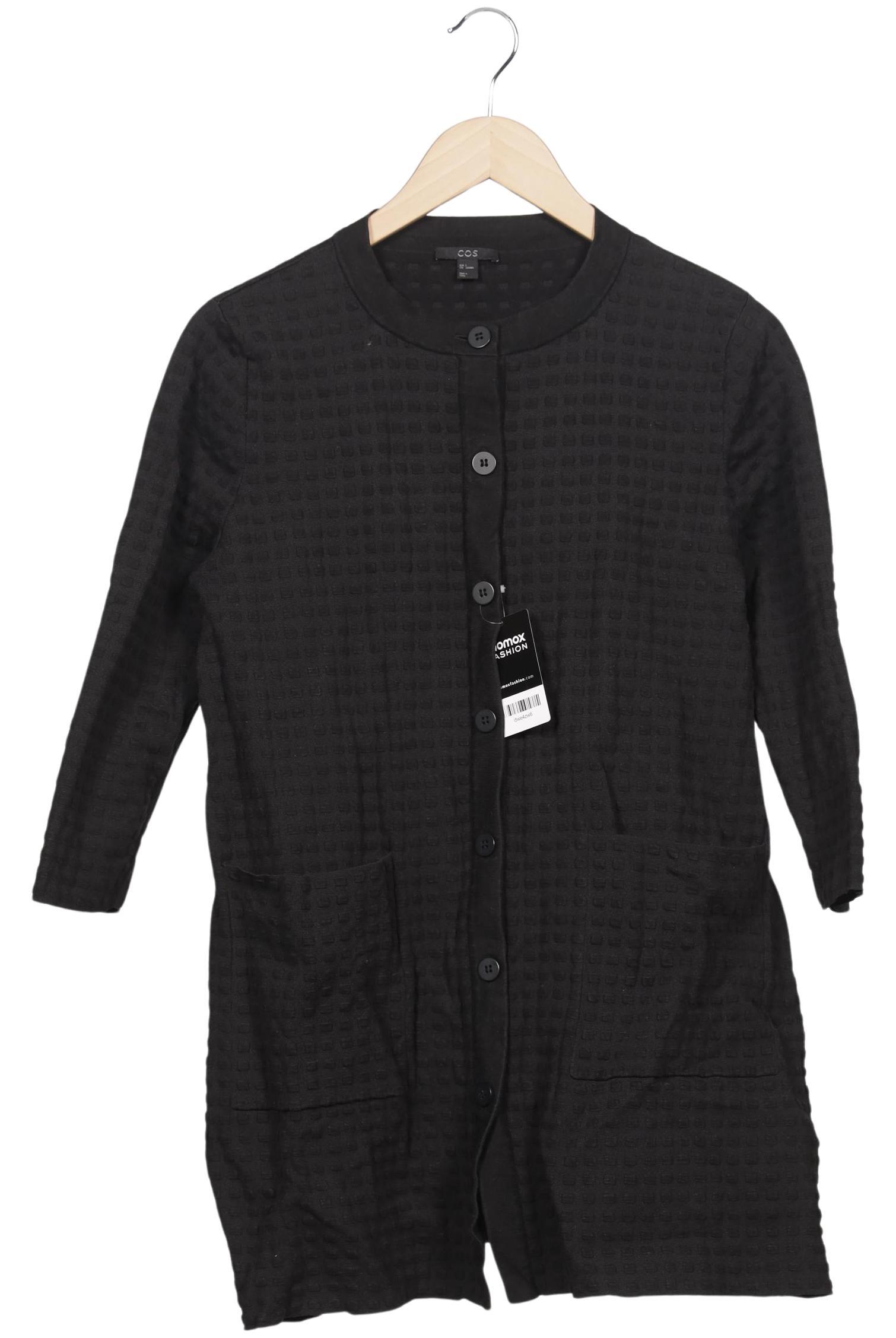 

COS Damen Strickjacke, schwarz, Gr. 36