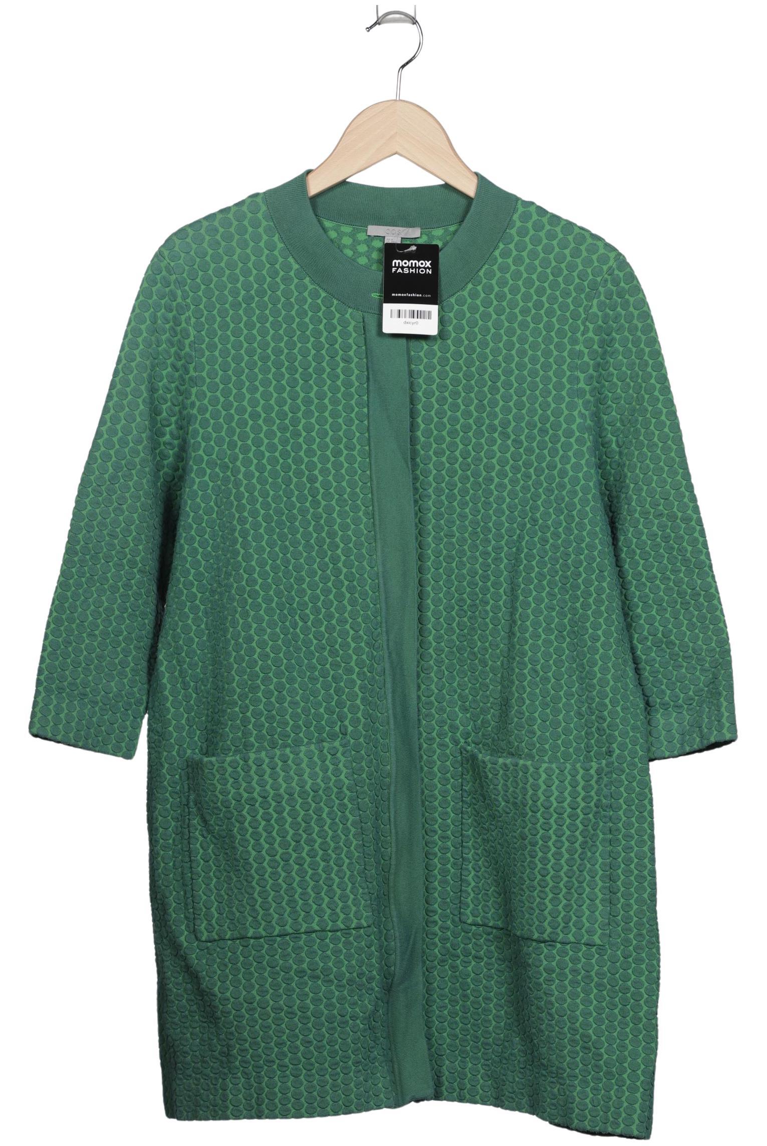 

COS Damen Strickjacke, grün, Gr. 38