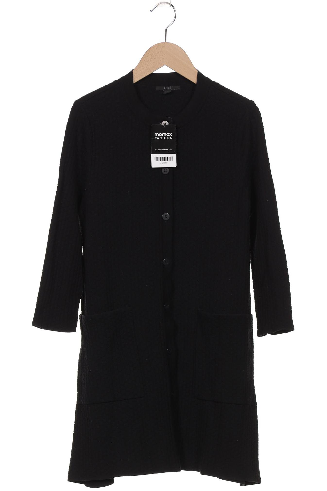

COS Damen Strickjacke, schwarz, Gr. 34