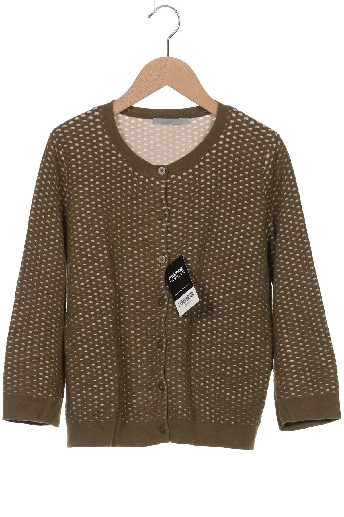 

COS Damen Strickjacke, grün, Gr. 36