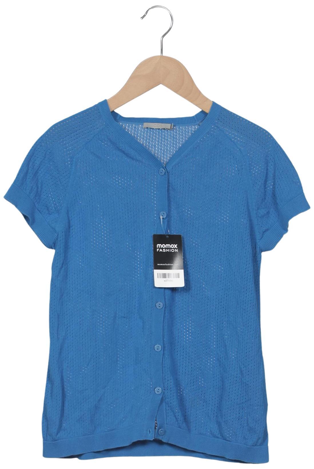 

COS Damen Strickjacke, blau, Gr. 38