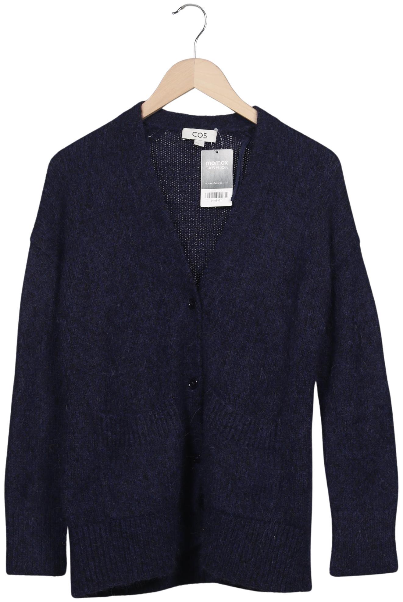 

COS Damen Strickjacke, marineblau, Gr. 36