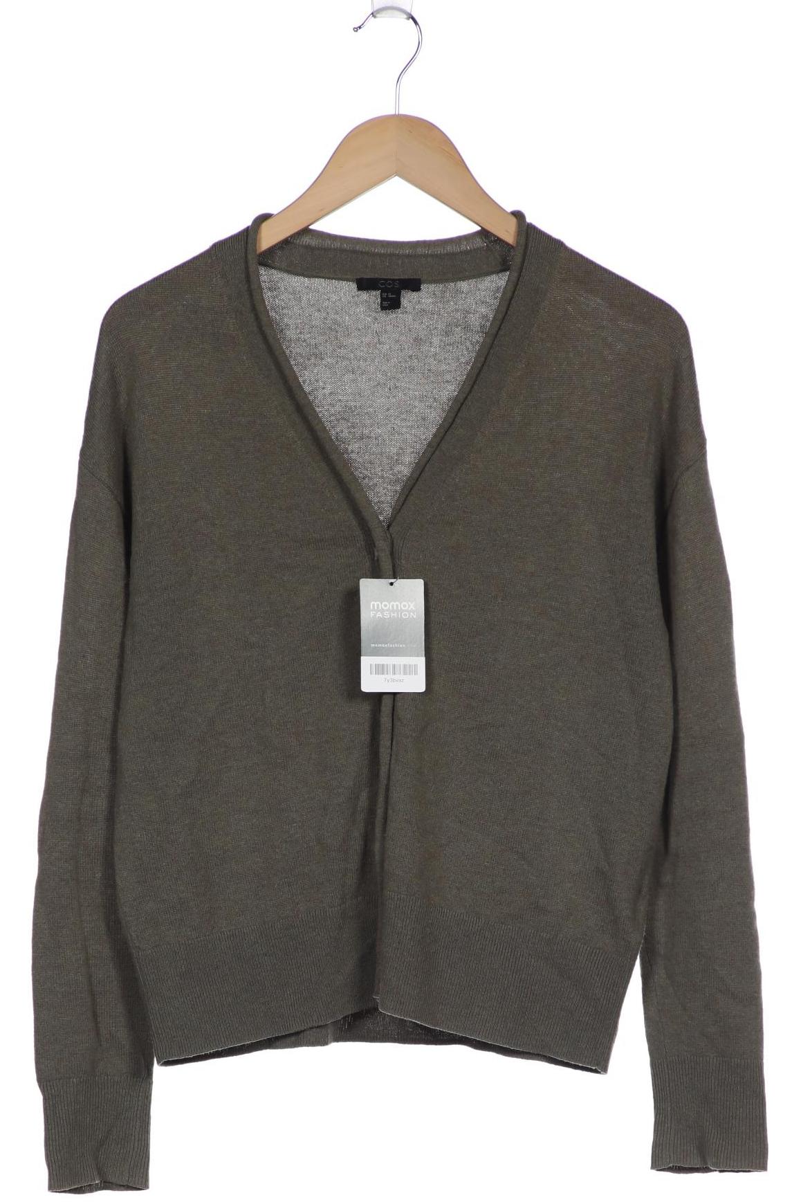 

COS Damen Strickjacke, grün, Gr. 34