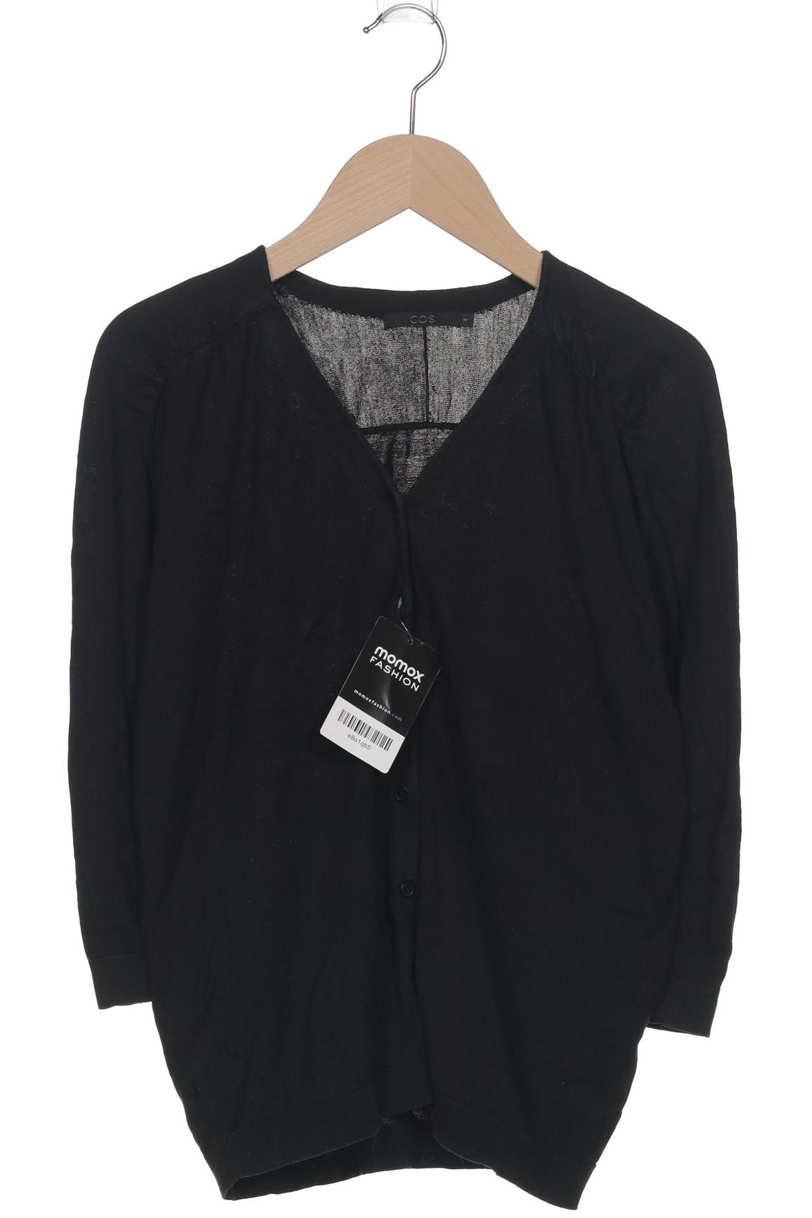 

COS Damen Strickjacke, schwarz, Gr. 36