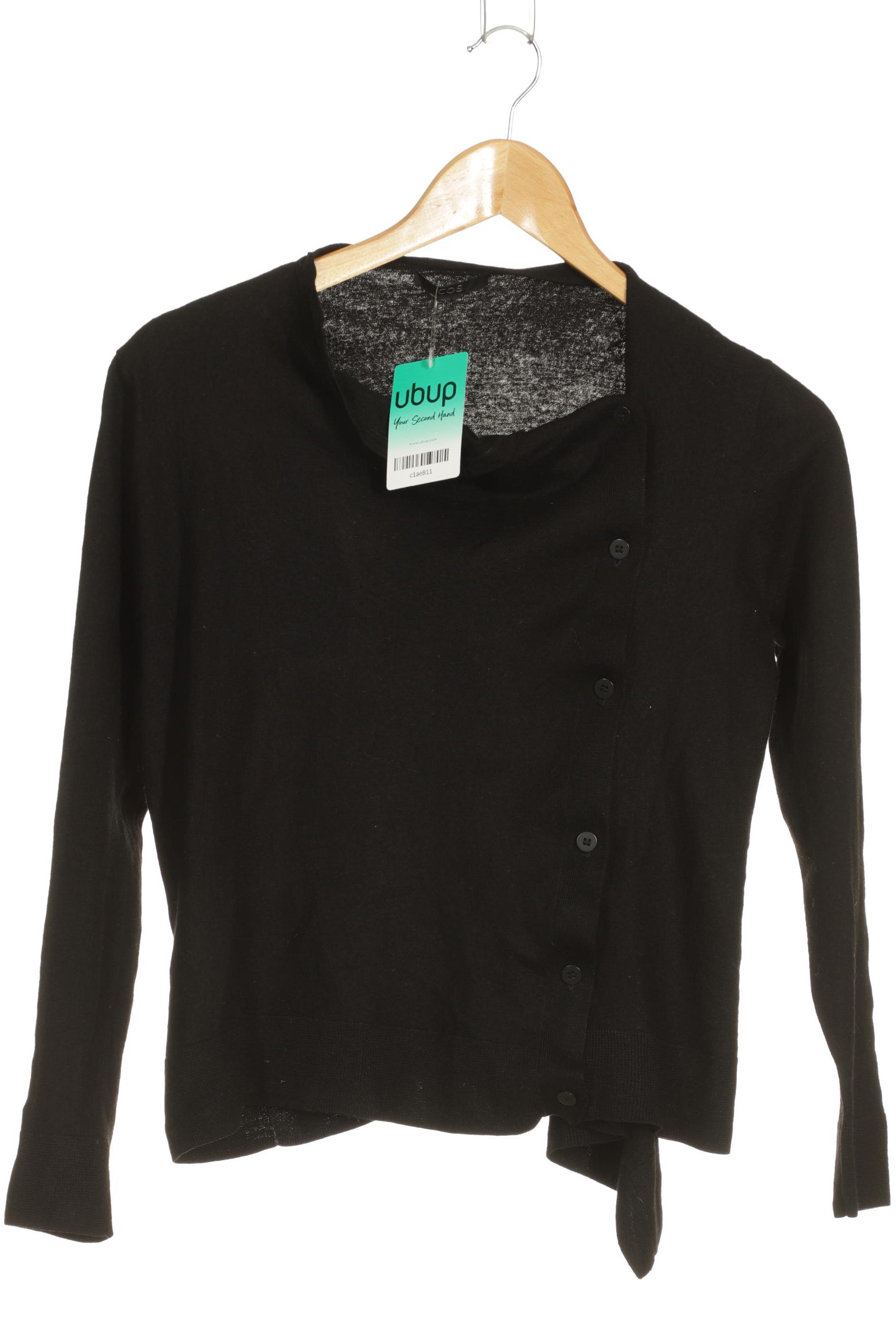 

COS Damen Strickjacke, schwarz, Gr. 38