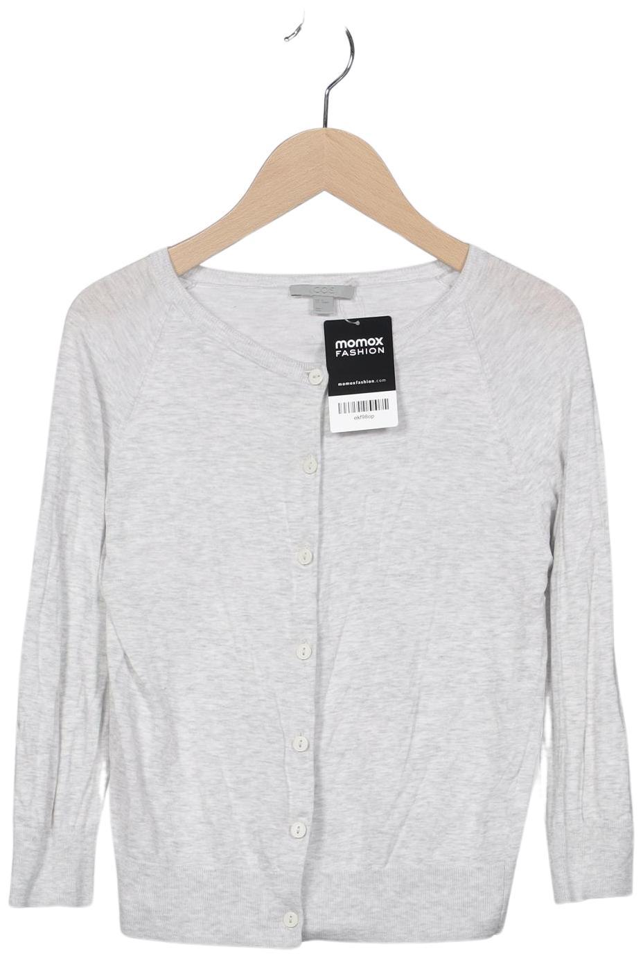 

COS Damen Strickjacke, grau, Gr. 34