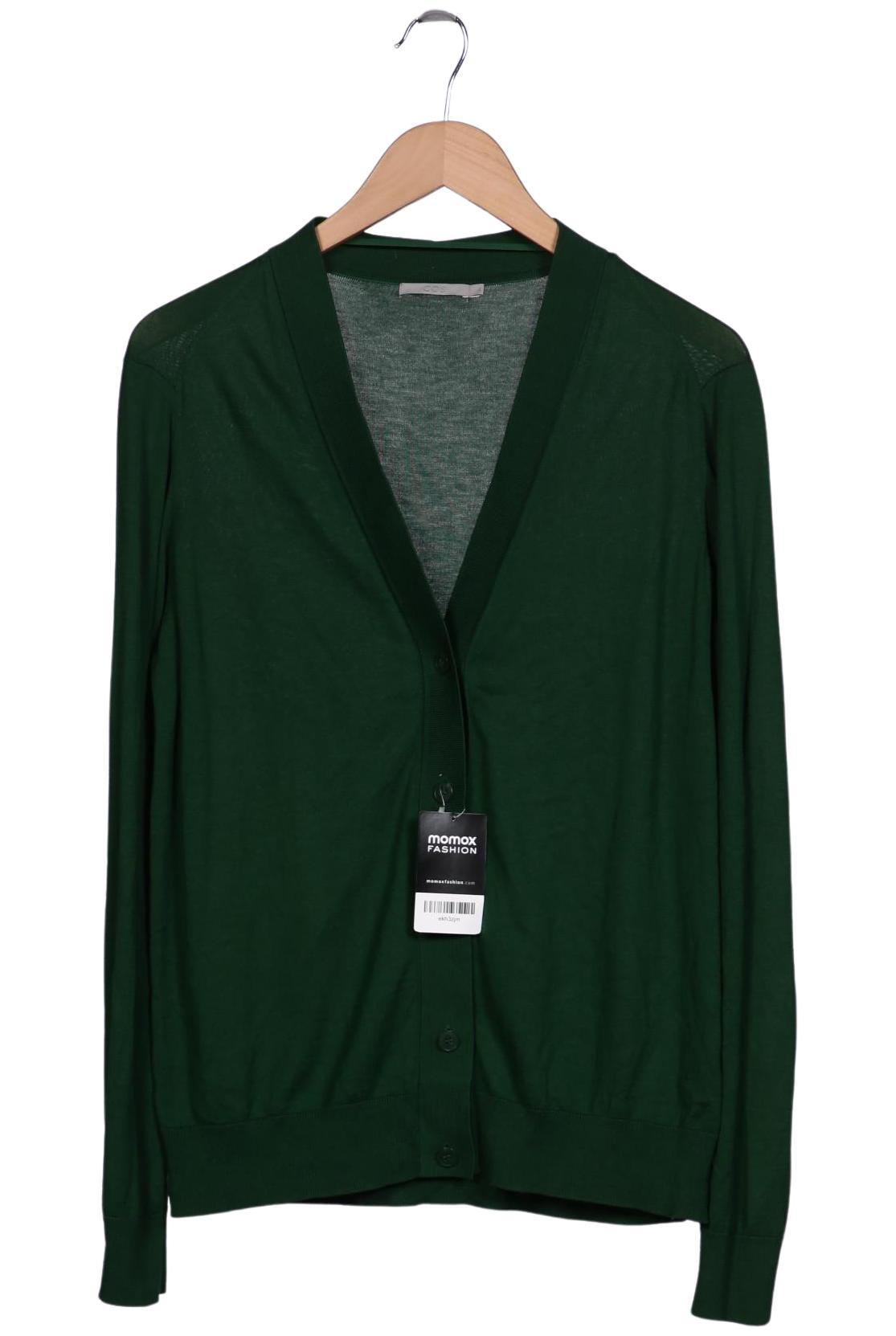 

COS Damen Strickjacke, grün, Gr. 42
