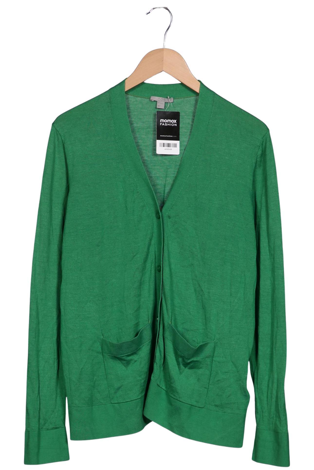 

COS Damen Strickjacke, grün, Gr. 42
