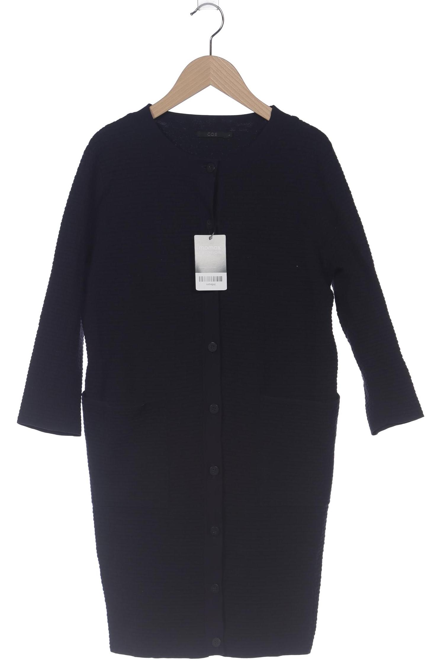 

COS Damen Strickjacke, marineblau, Gr. 36