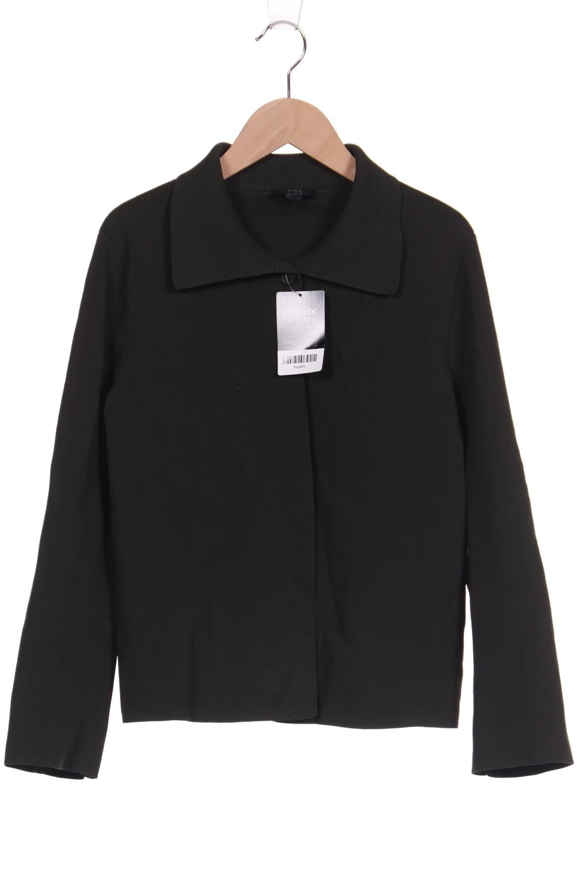 

COS Damen Strickjacke, grün, Gr. 36