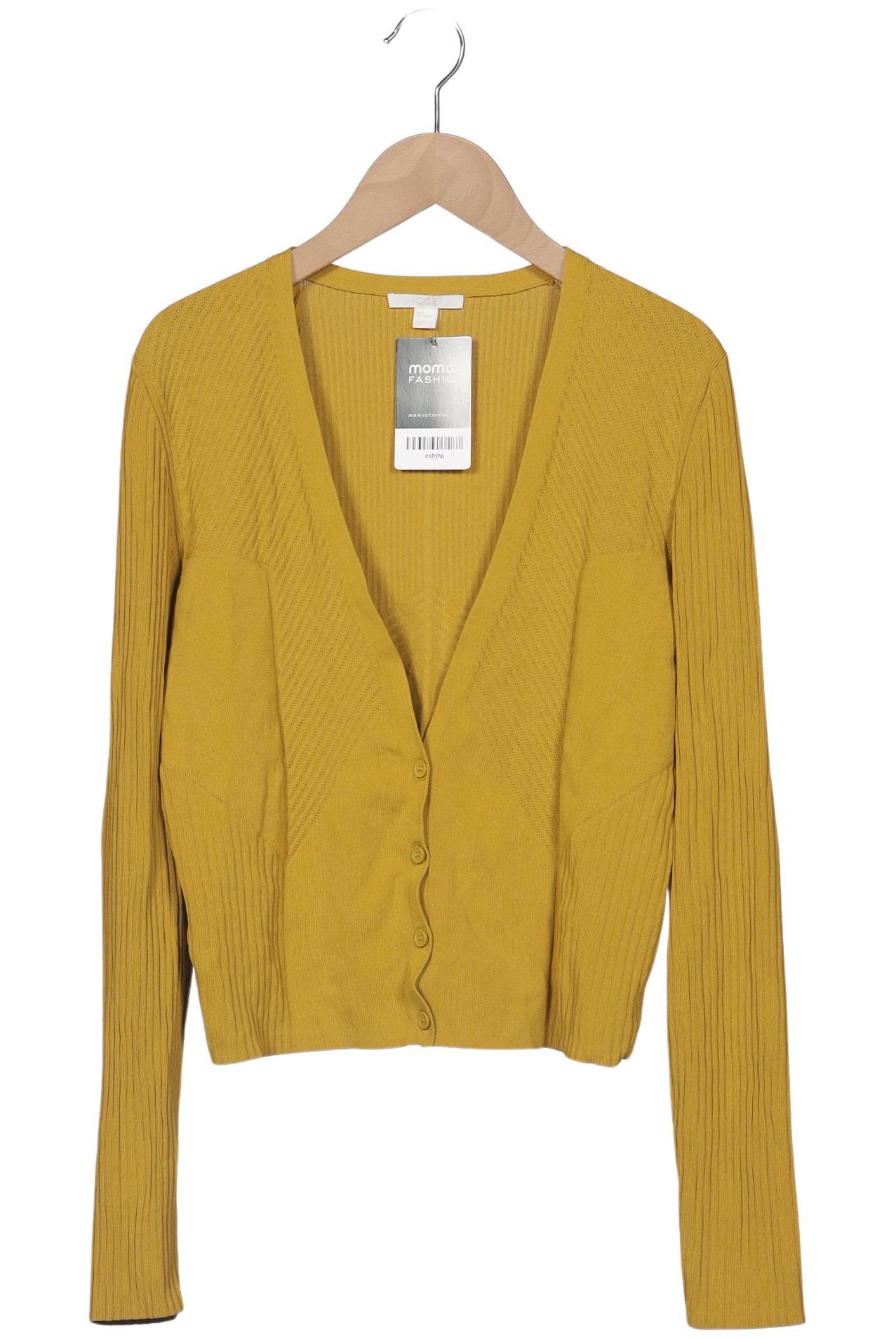 

COS Damen Strickjacke, gelb, Gr. 36