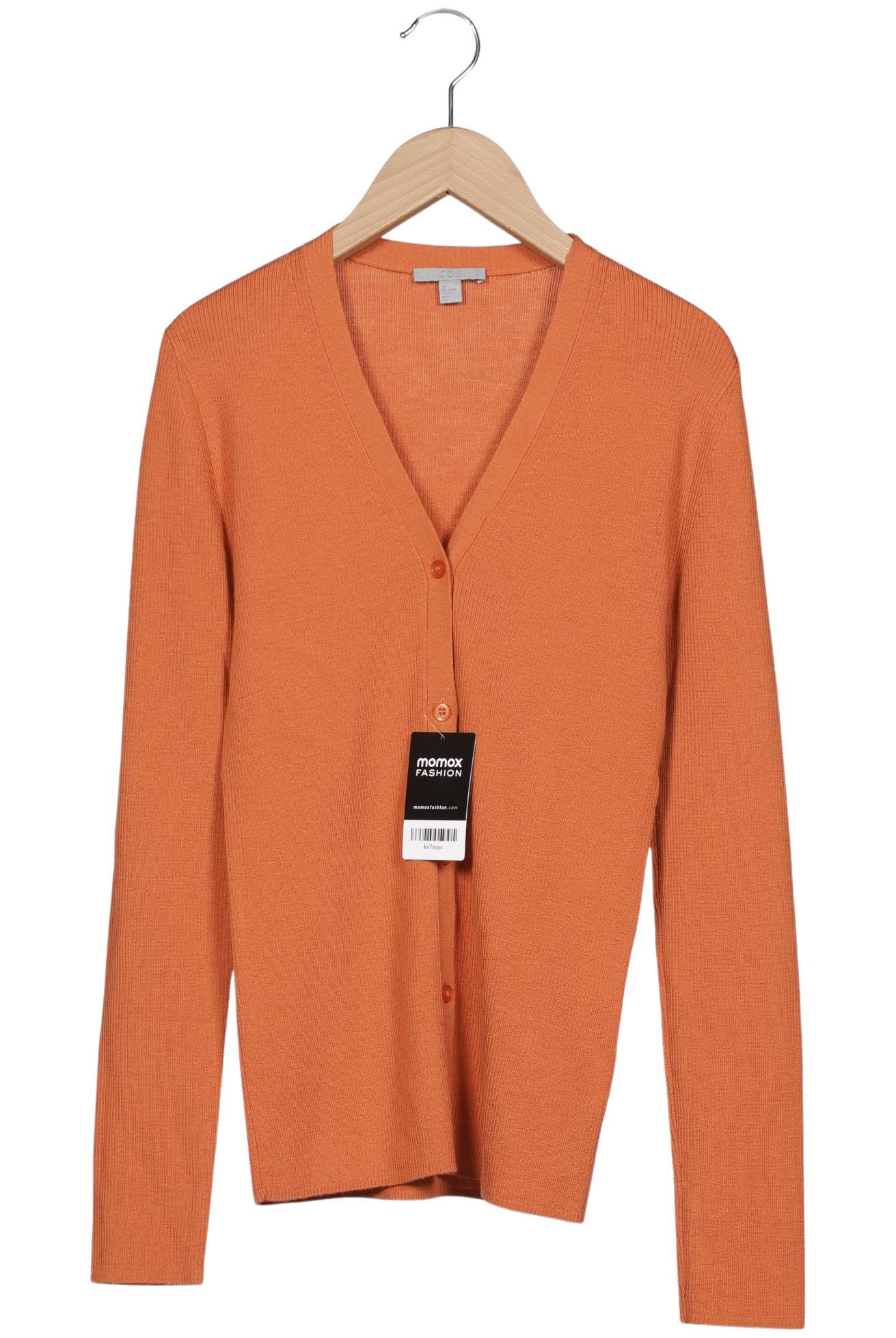 

COS Damen Strickjacke, orange, Gr. 36