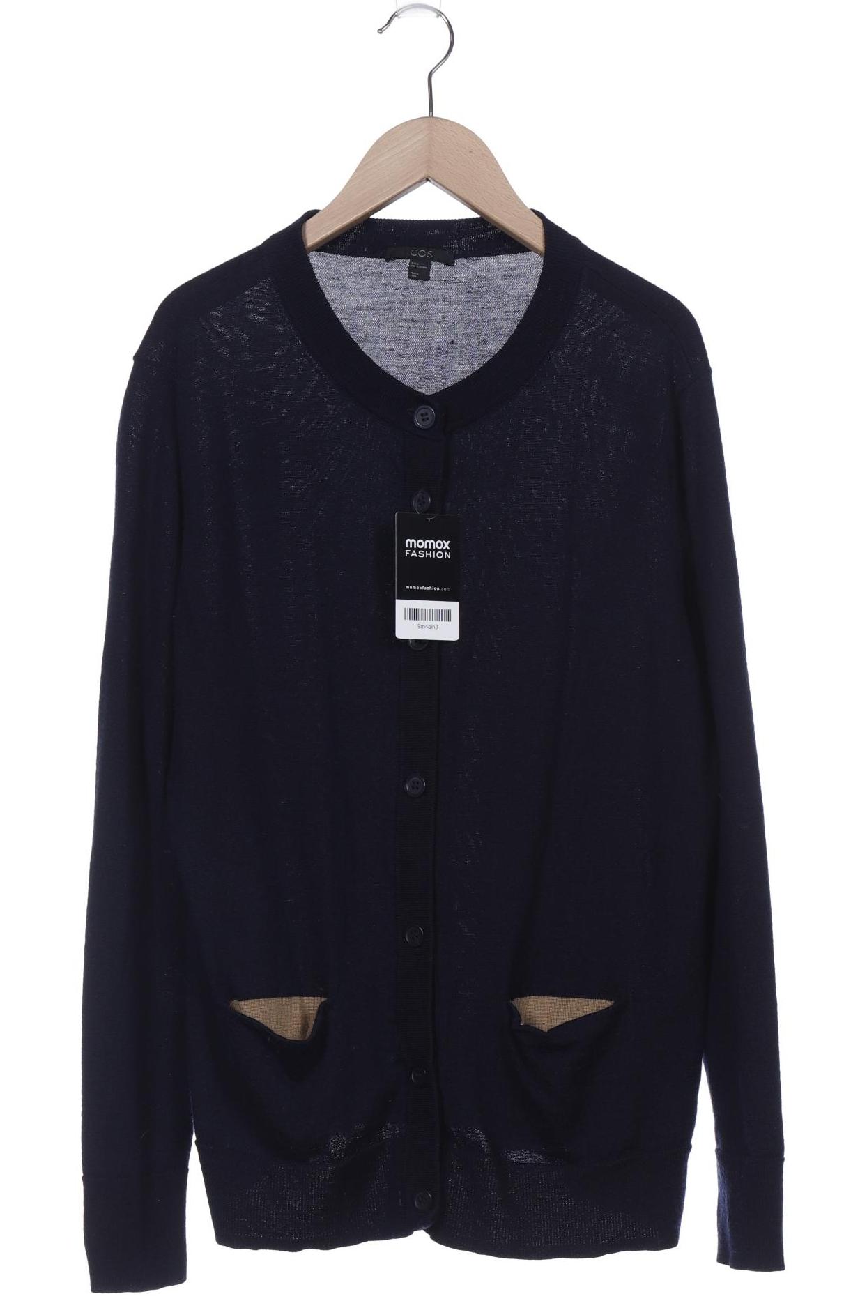

COS Damen Strickjacke, marineblau, Gr. 42