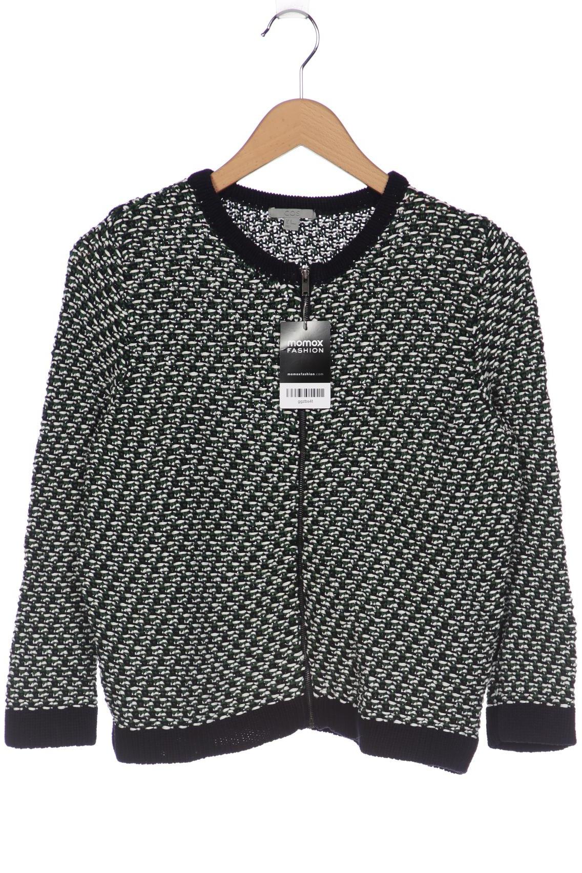 

COS Damen Strickjacke, grün, Gr. 38