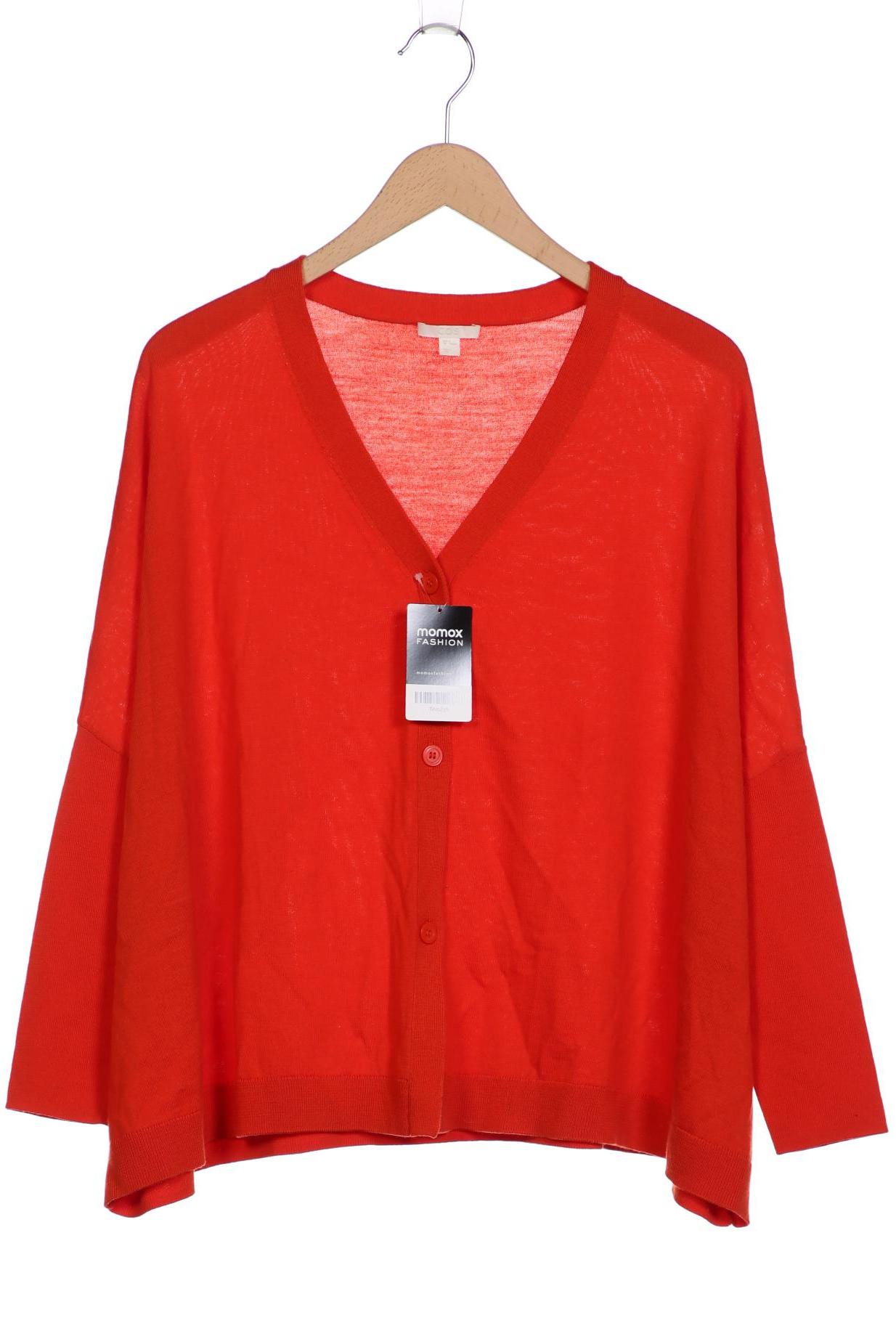 

COS Damen Strickjacke, orange, Gr. 36