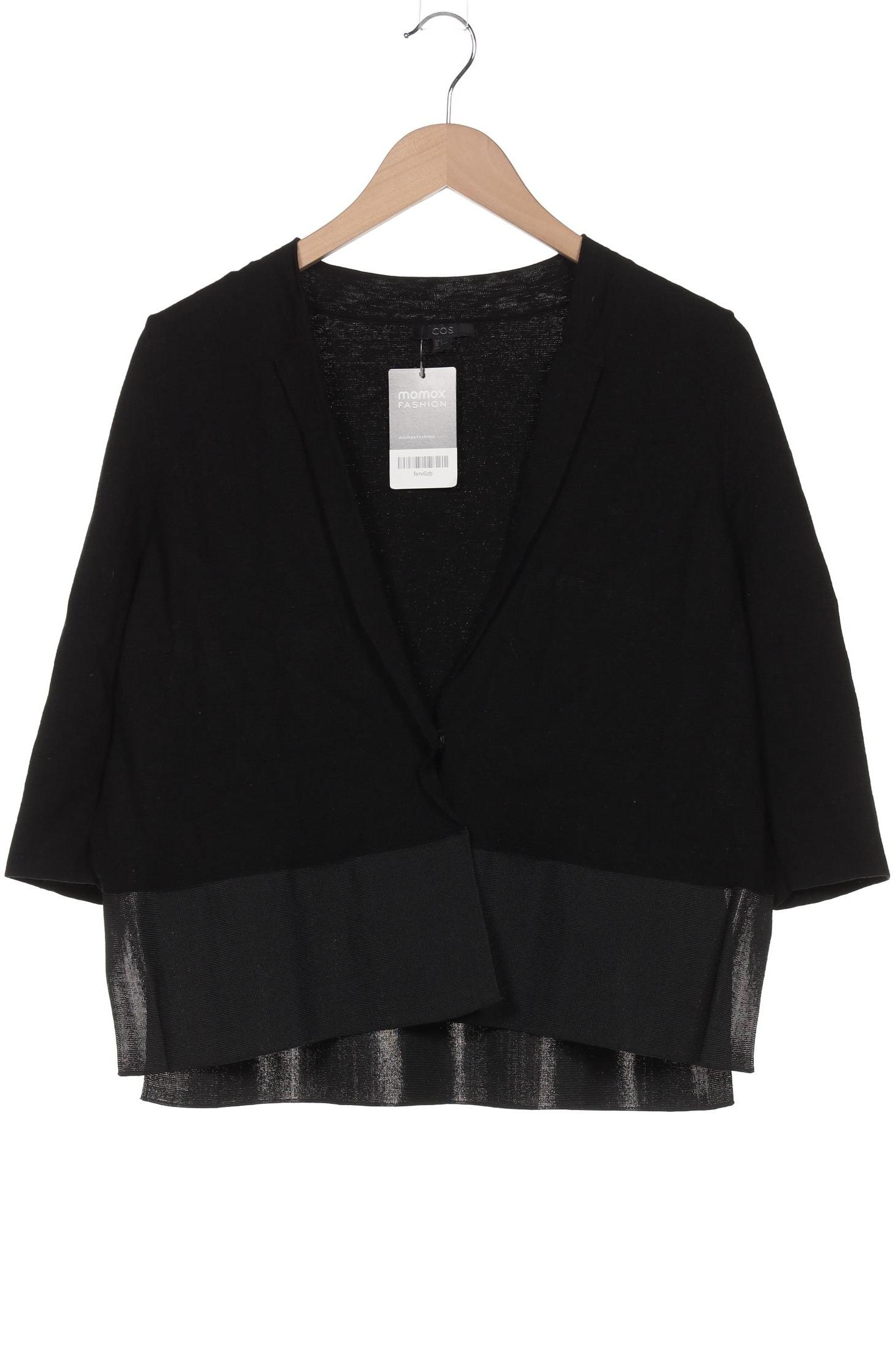 

COS Damen Strickjacke, schwarz, Gr. 36