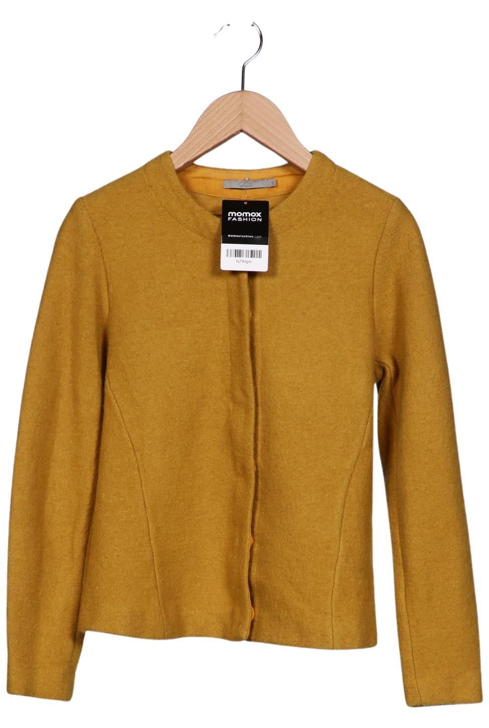 

COS Damen Strickjacke, gelb, Gr. 34