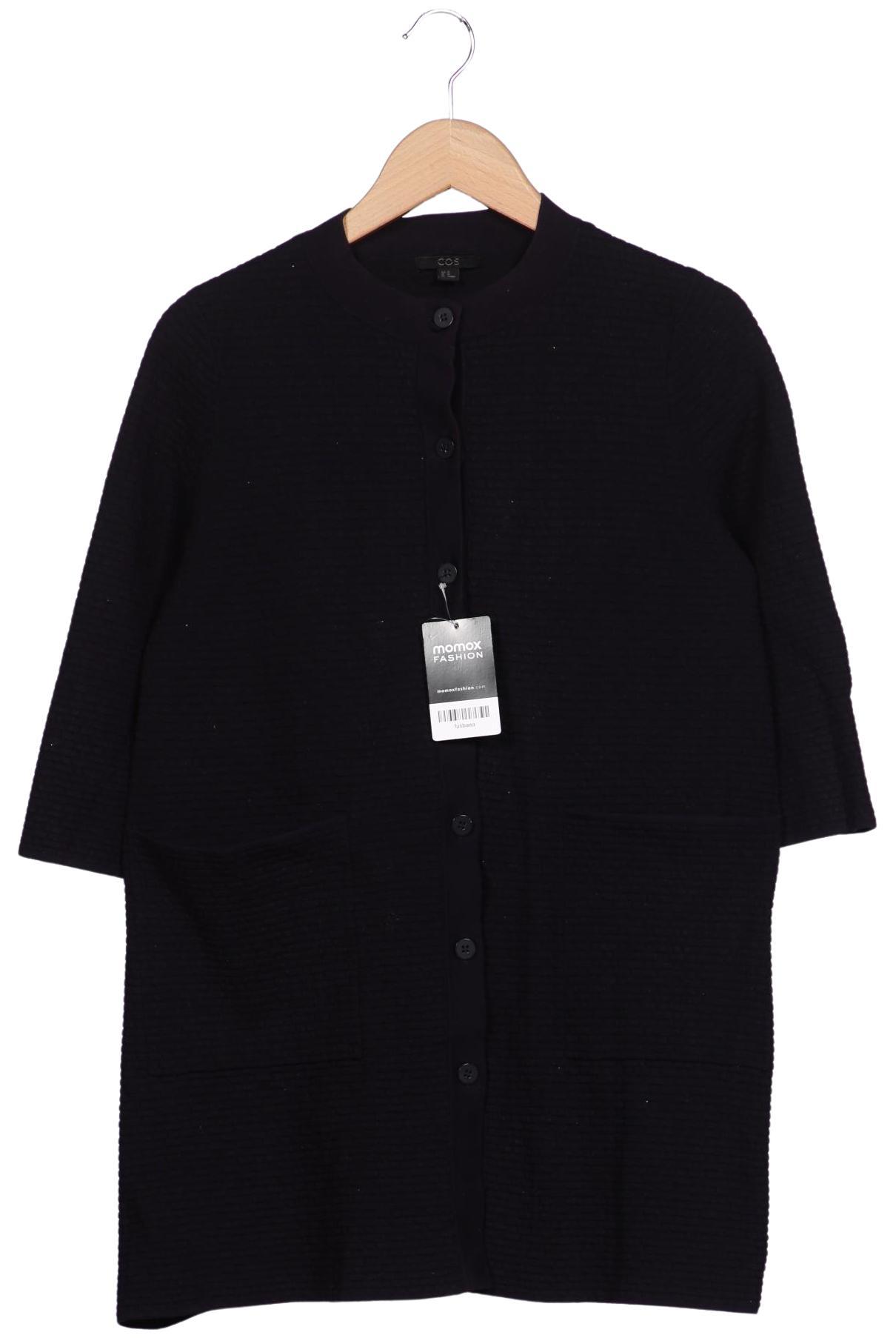 

COS Damen Strickjacke, marineblau, Gr. 34