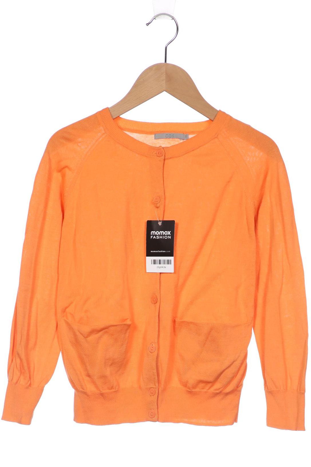 

COS Damen Strickjacke, orange, Gr. 34