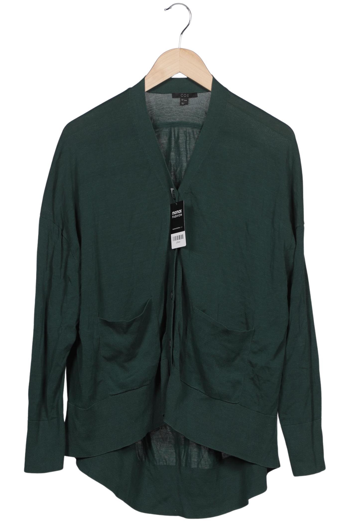 

COS Damen Strickjacke, grün, Gr. 36