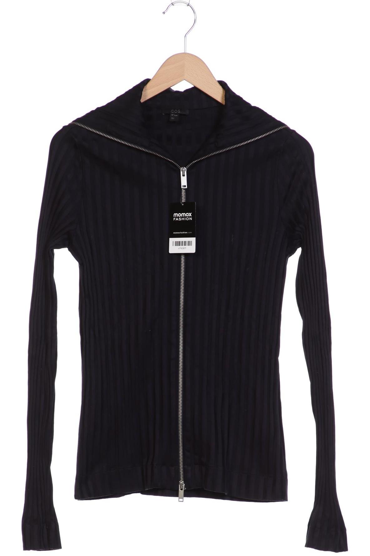

COS Damen Strickjacke, marineblau, Gr. 36