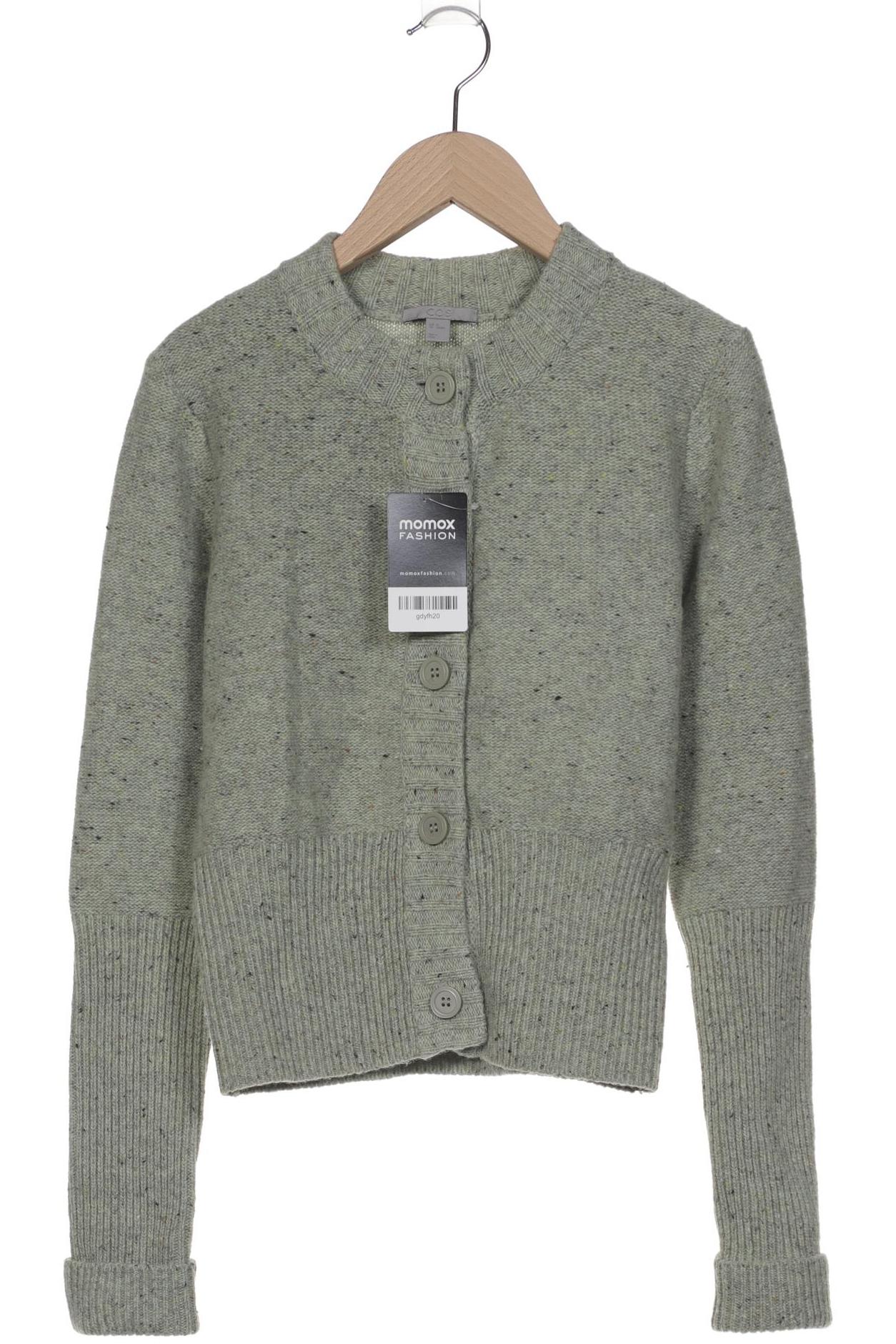 

COS Damen Strickjacke, grün, Gr. 34