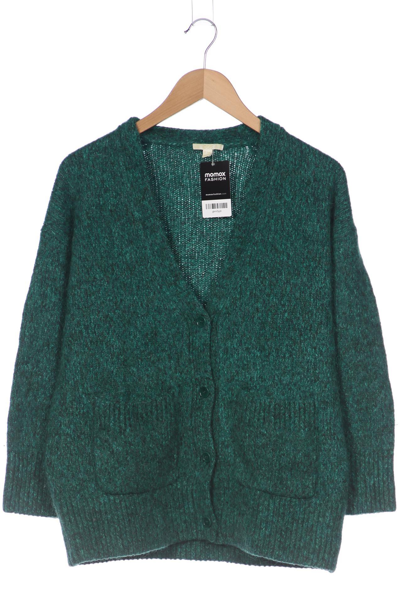

COS Damen Strickjacke, grün, Gr. 36