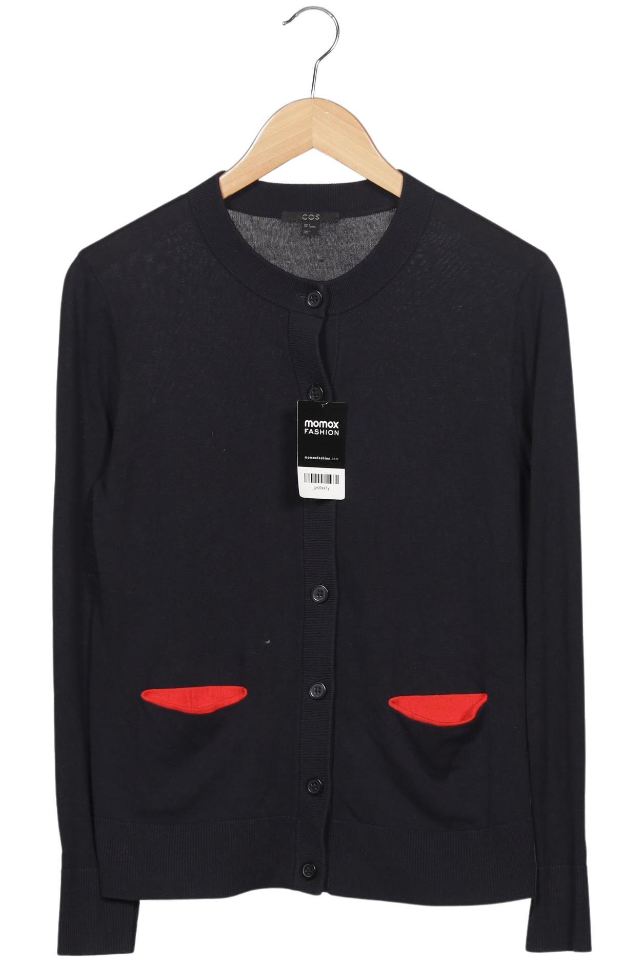 

COS Damen Strickjacke, marineblau, Gr. 36