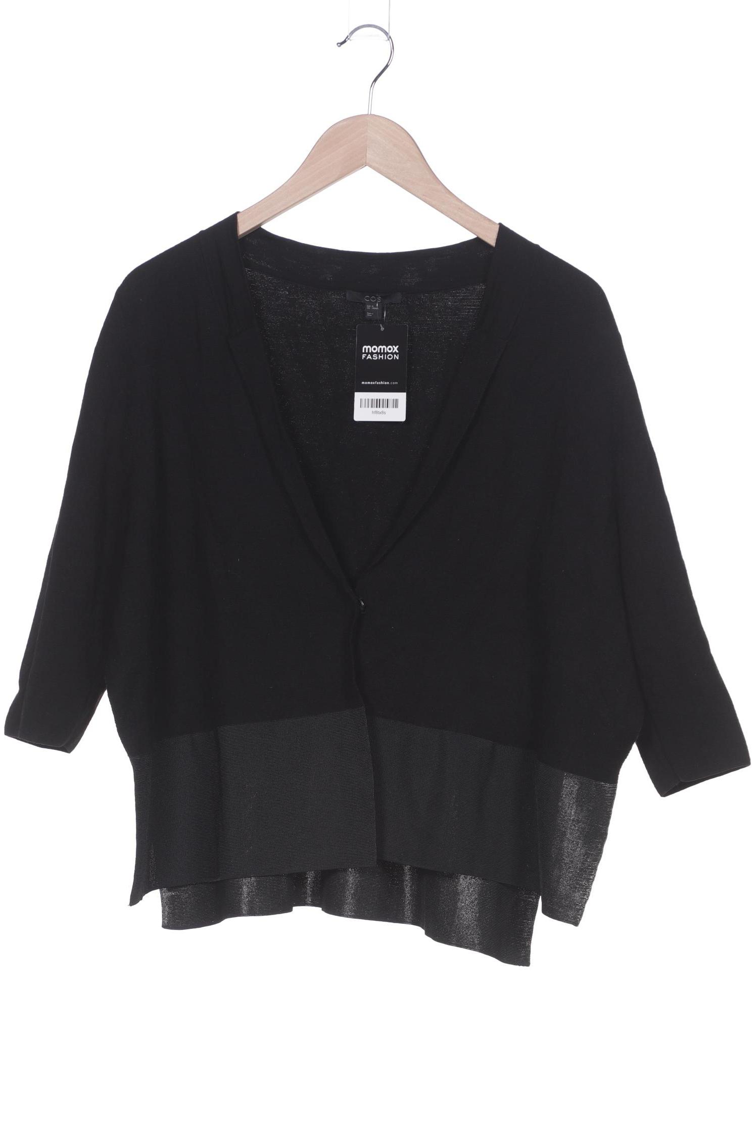 

COS Damen Strickjacke, schwarz, Gr. 38