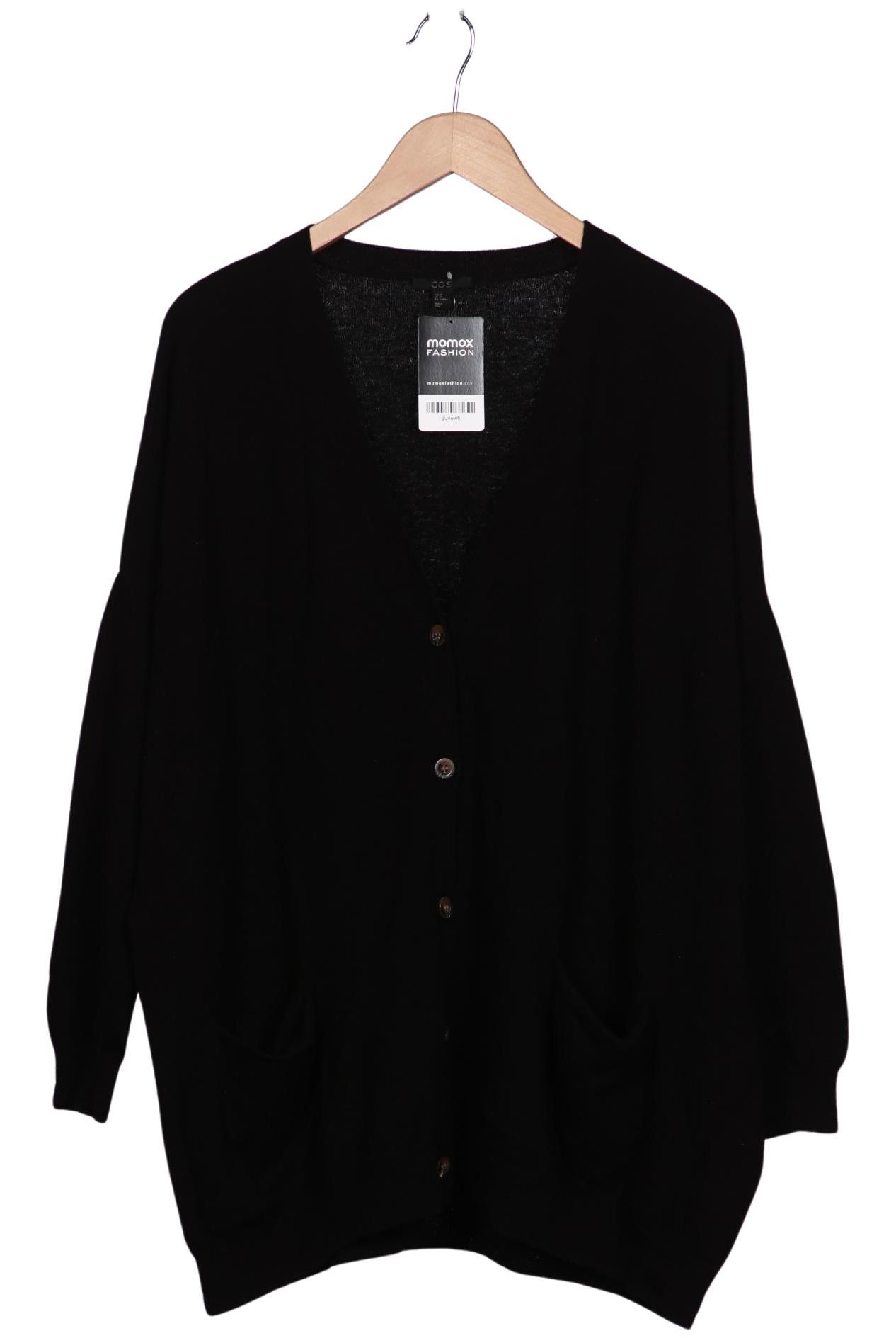 

COS Damen Strickjacke, schwarz, Gr. 38