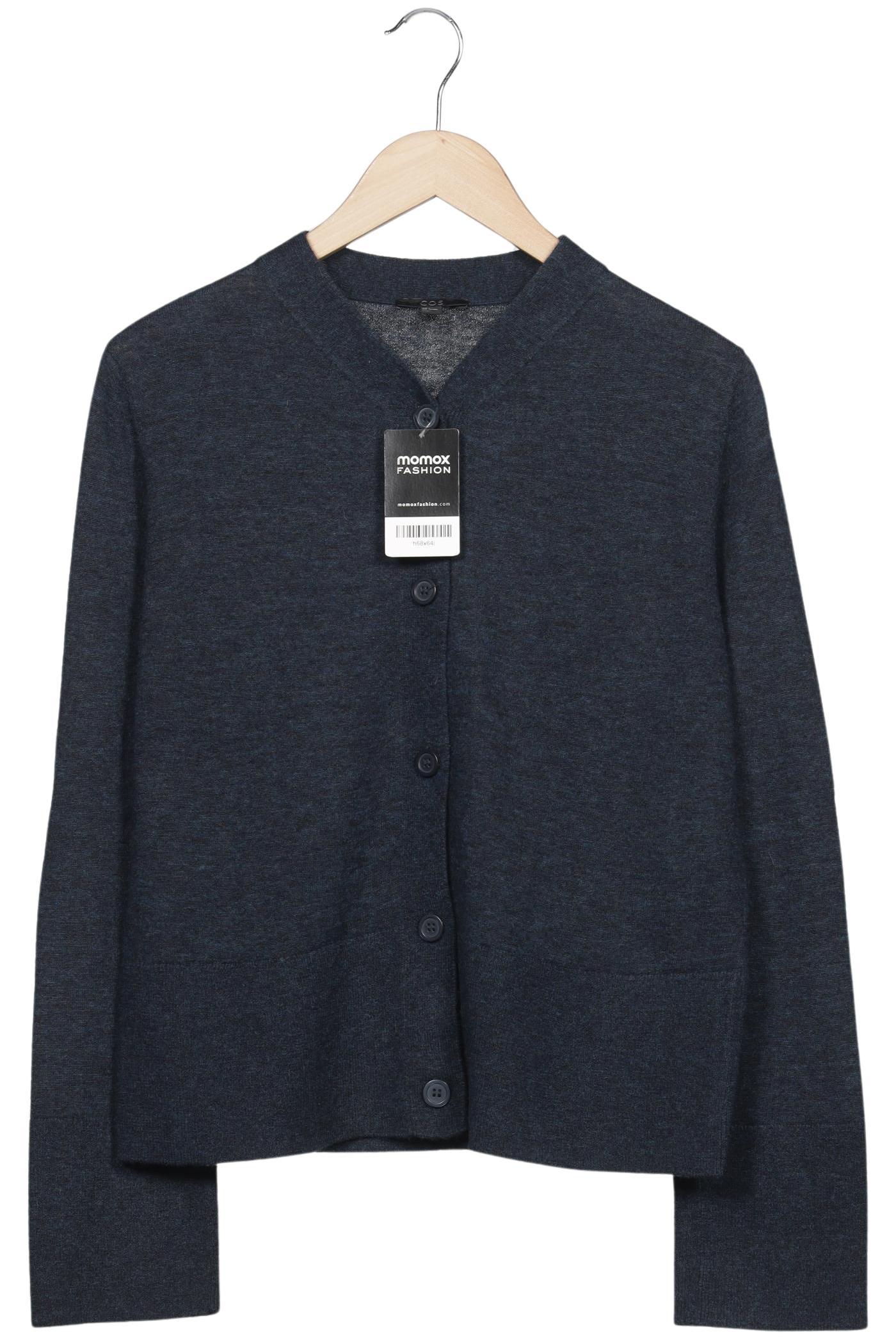

COS Damen Strickjacke, marineblau, Gr. 36
