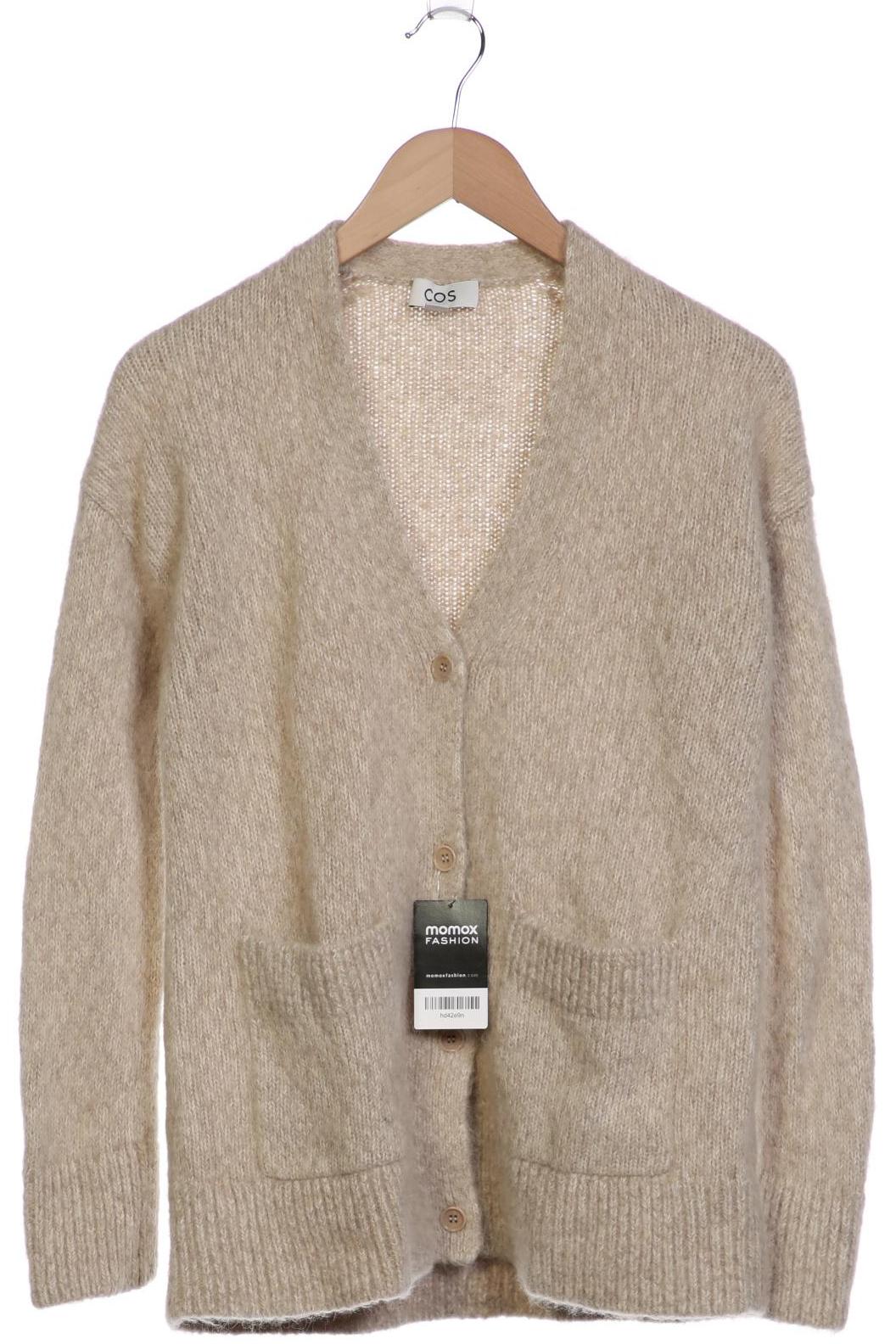 

COS Damen Strickjacke, beige, Gr. 34