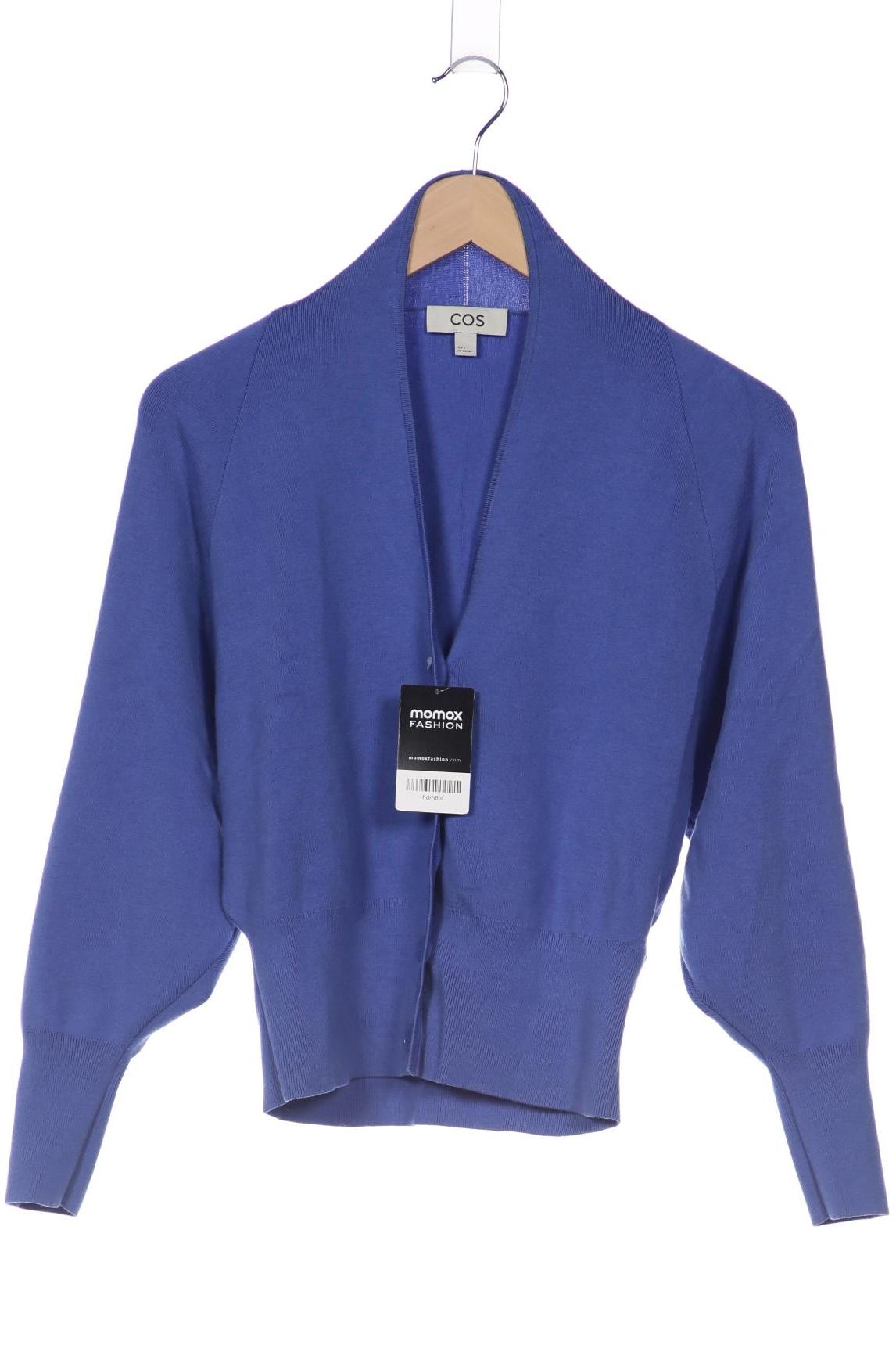 

COS Damen Strickjacke, blau, Gr. 36
