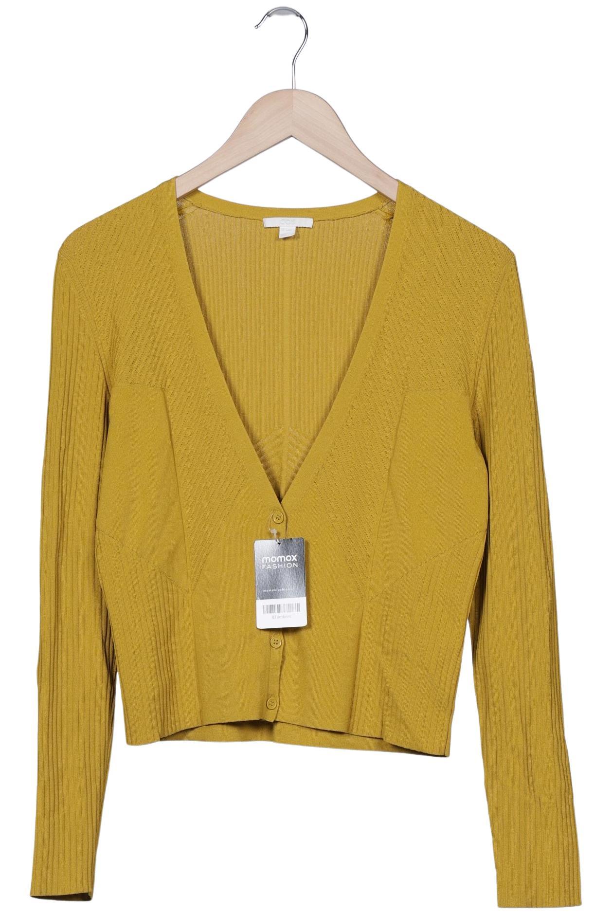 

COS Damen Strickjacke, gelb, Gr. 36