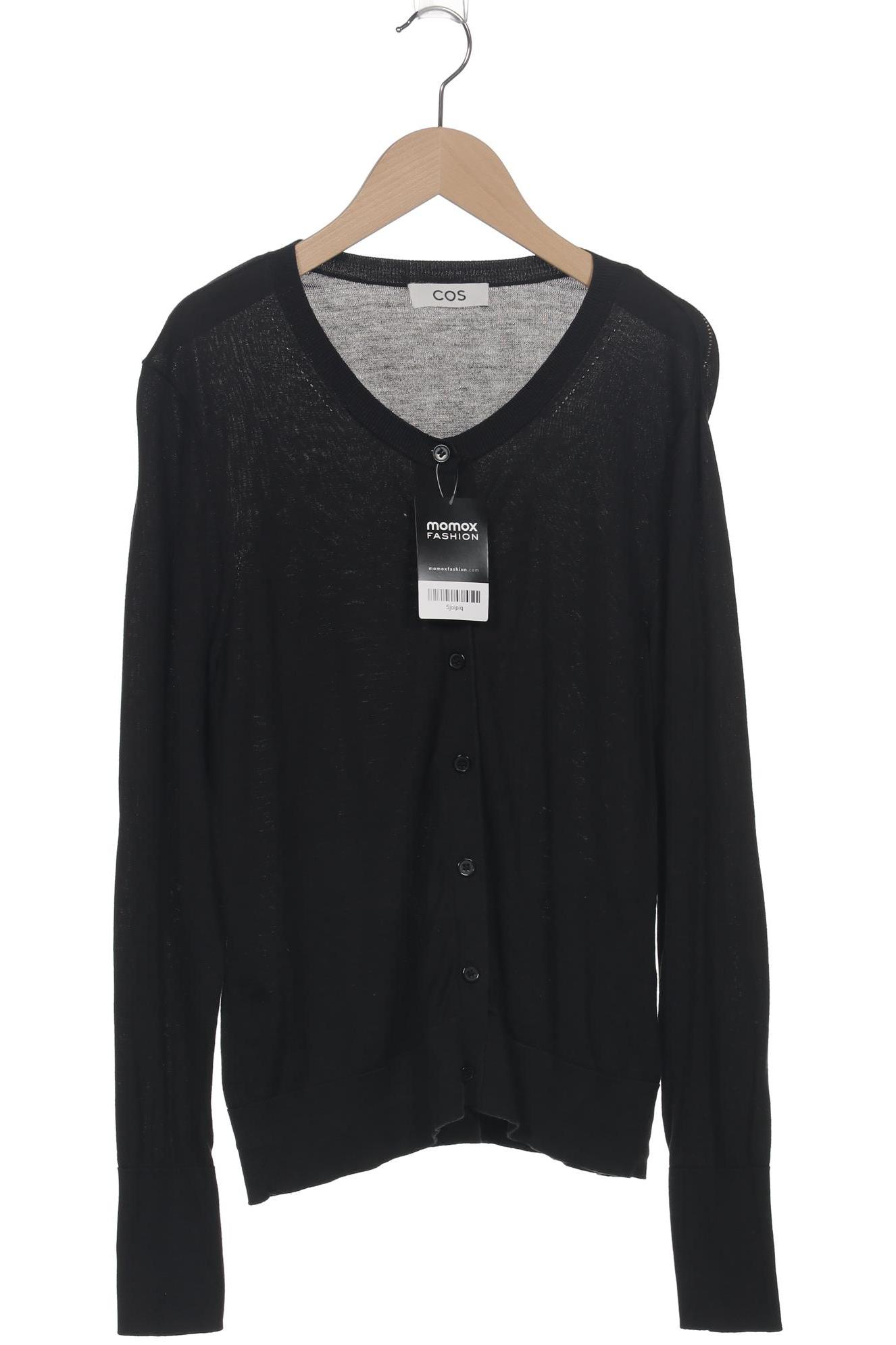 

COS Damen Strickjacke, schwarz, Gr. 38