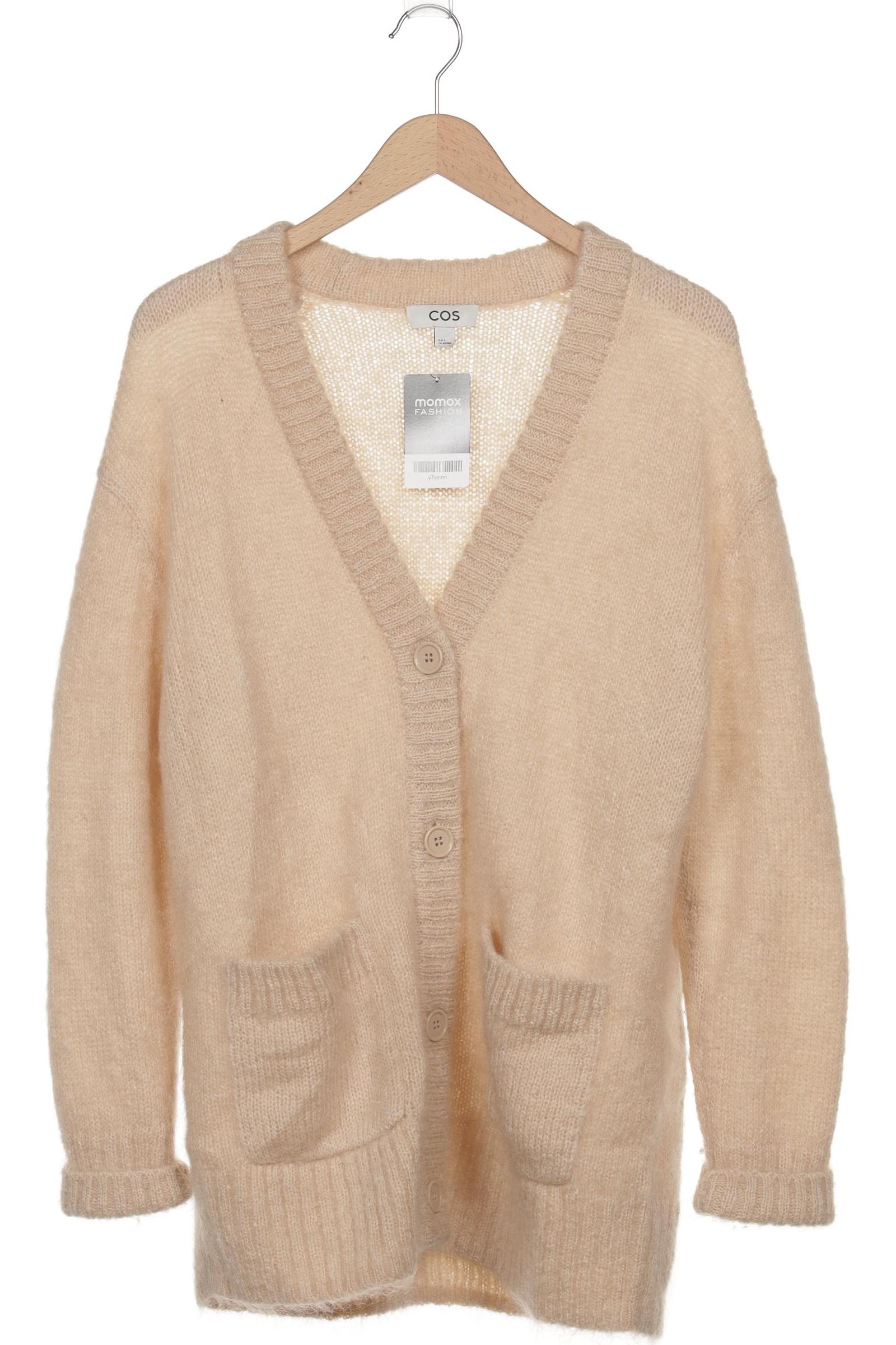 

COS Damen Strickjacke, beige, Gr. 36
