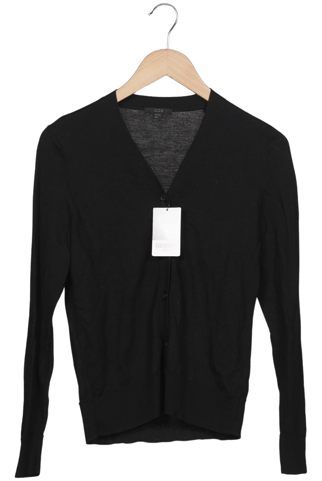 

COS Damen Strickjacke, schwarz, Gr. 34