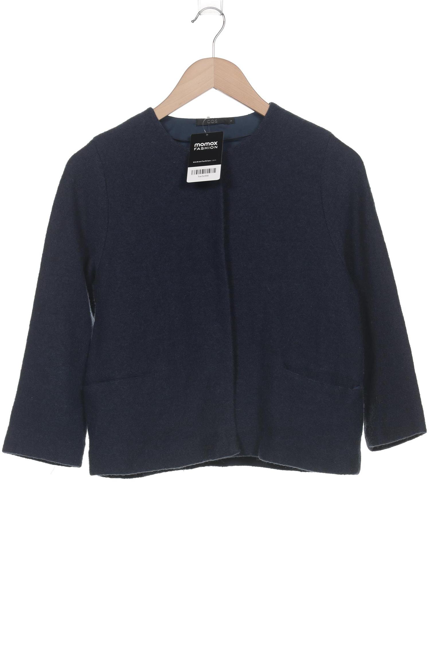 

COS Damen Strickjacke, marineblau, Gr. 36