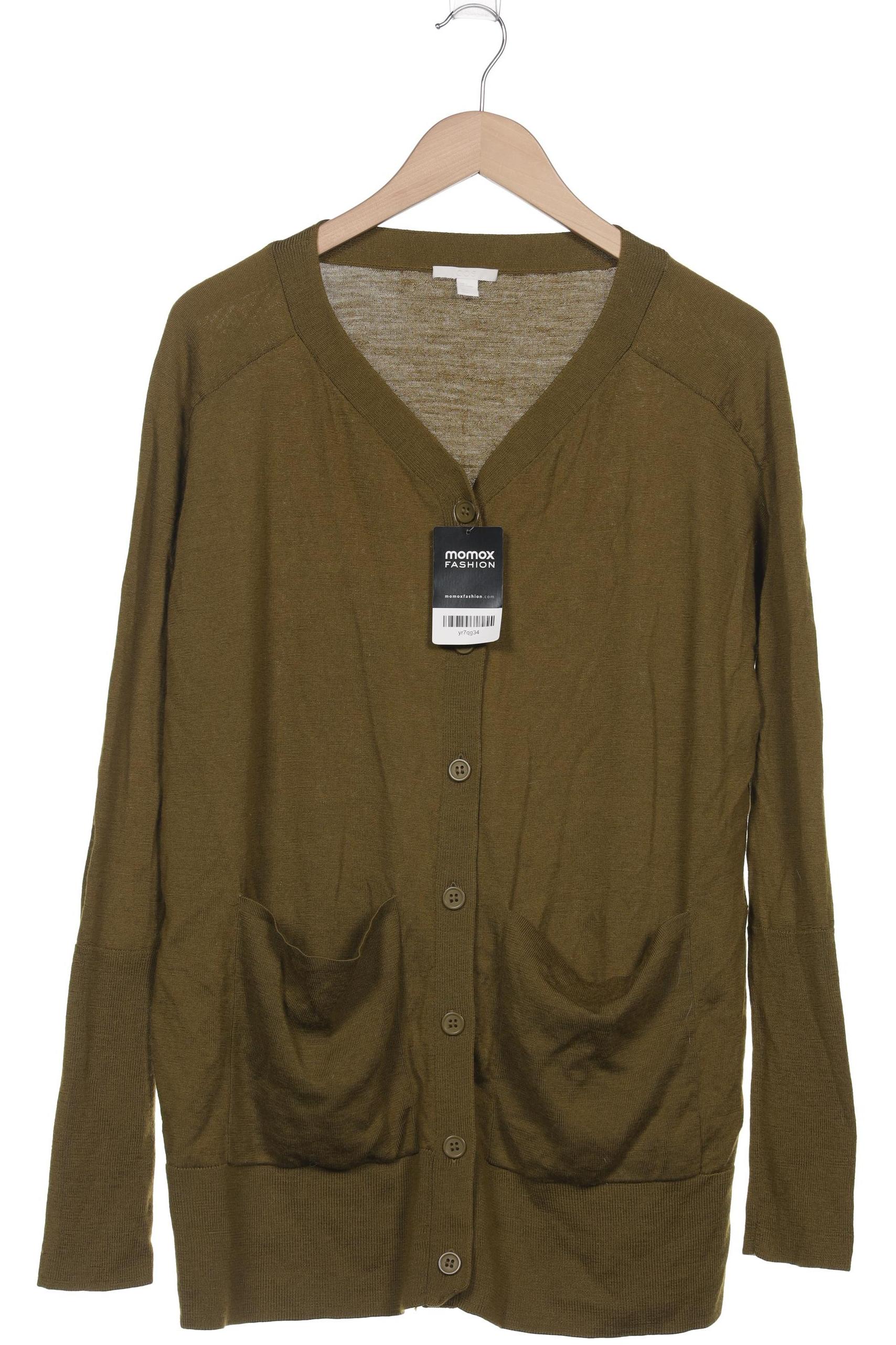 

COS Damen Strickjacke, grün, Gr. 36