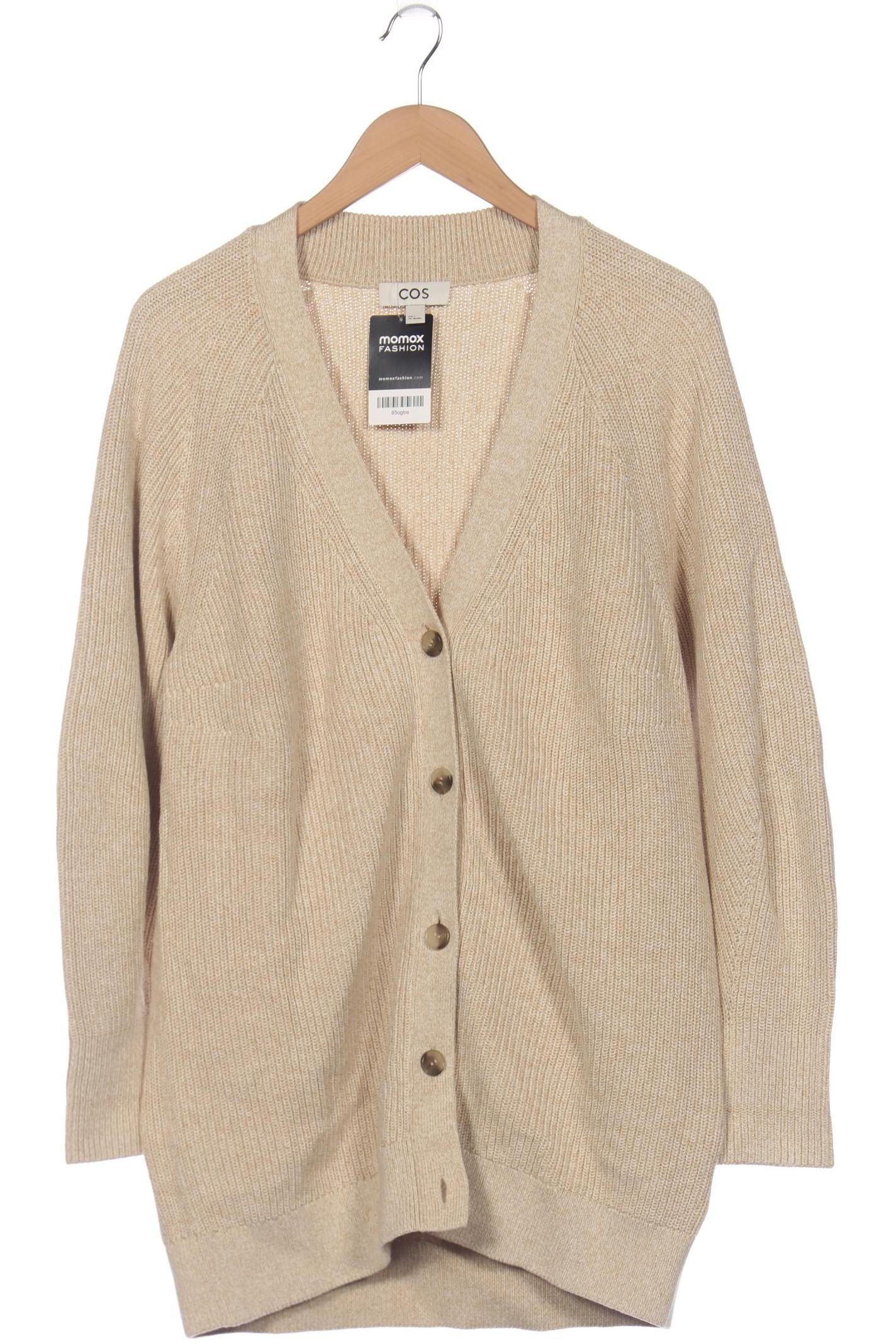

COS Damen Strickjacke, beige, Gr. 36