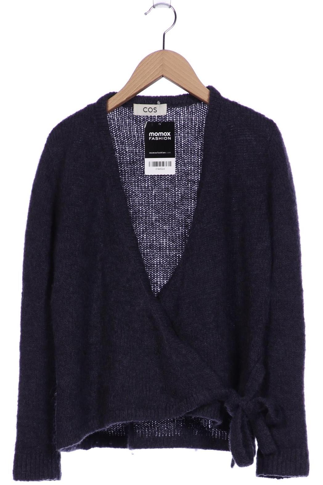 

COS Damen Strickjacke, marineblau, Gr. 34