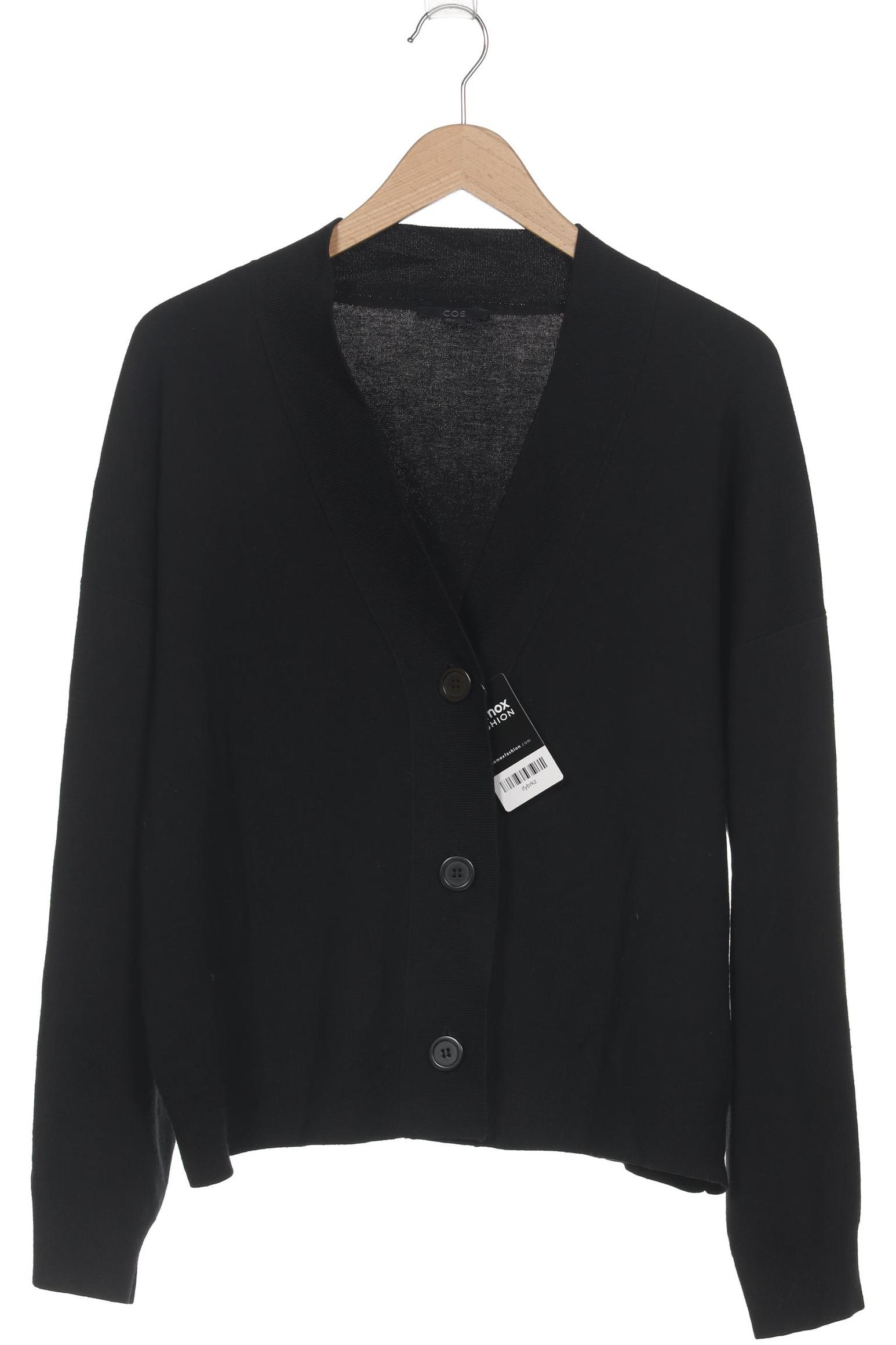 

COS Damen Strickjacke, schwarz, Gr. 38